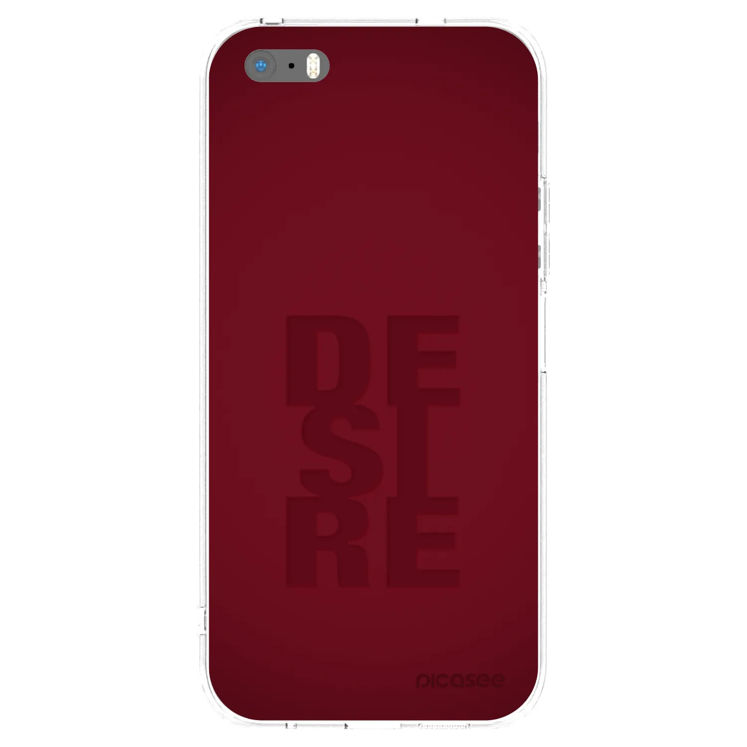 Picasee silikonski prozorni ovitek za Apple iPhone 5/5S/SE - Desire