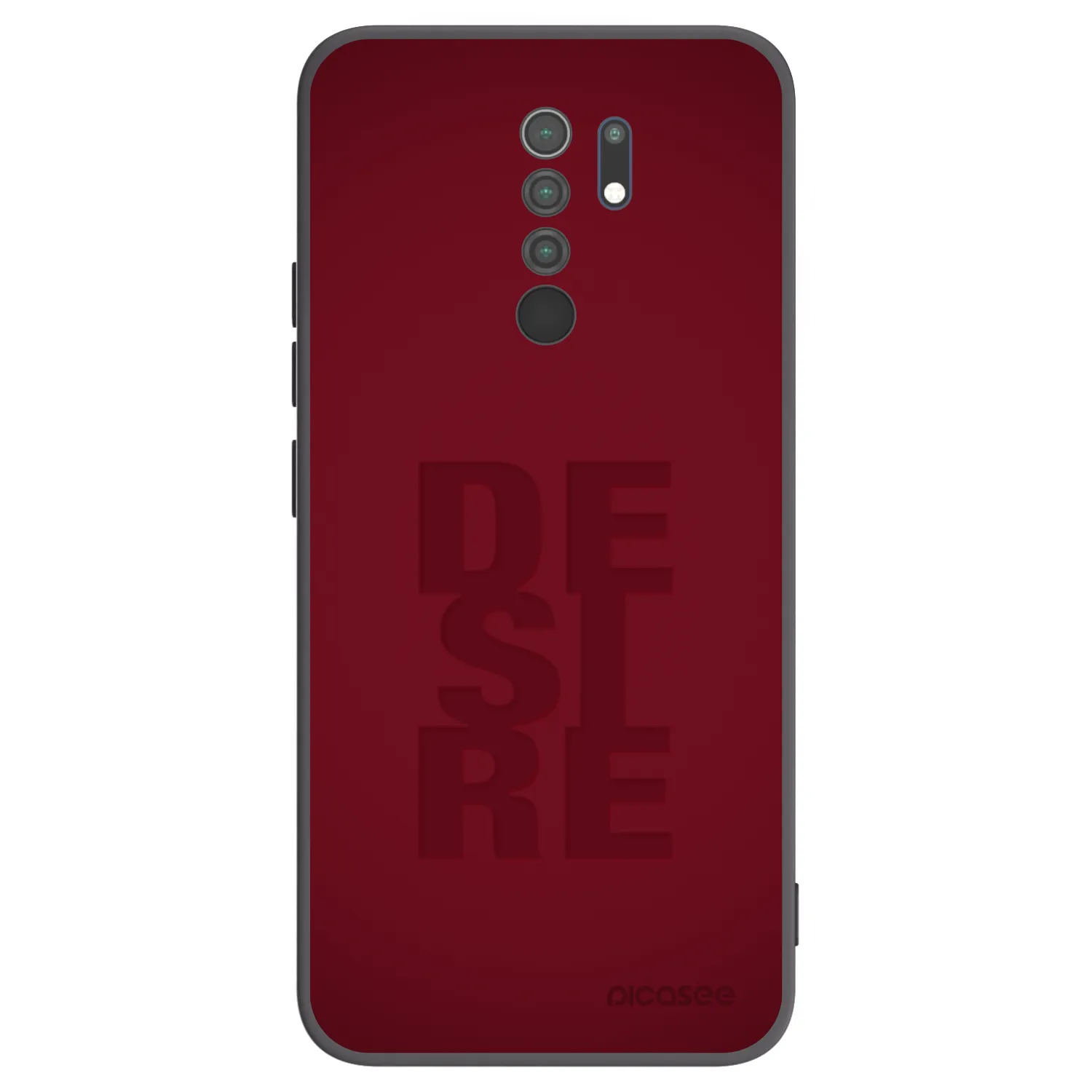 Picasee silikonski črni ovitek za Xiaomi Redmi 9 - Desire