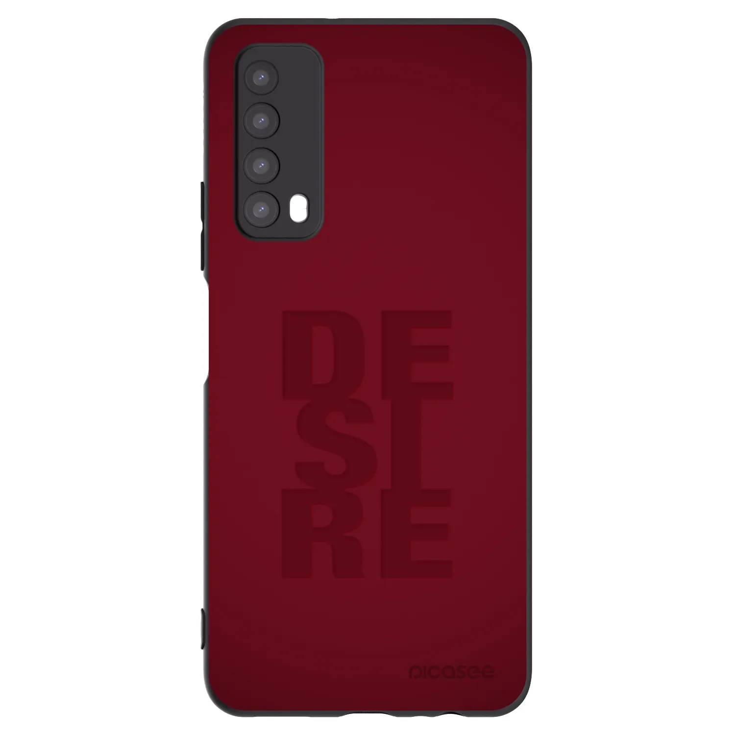Picasee silikonski črni ovitek za Huawei P Smart 2021 - Desire