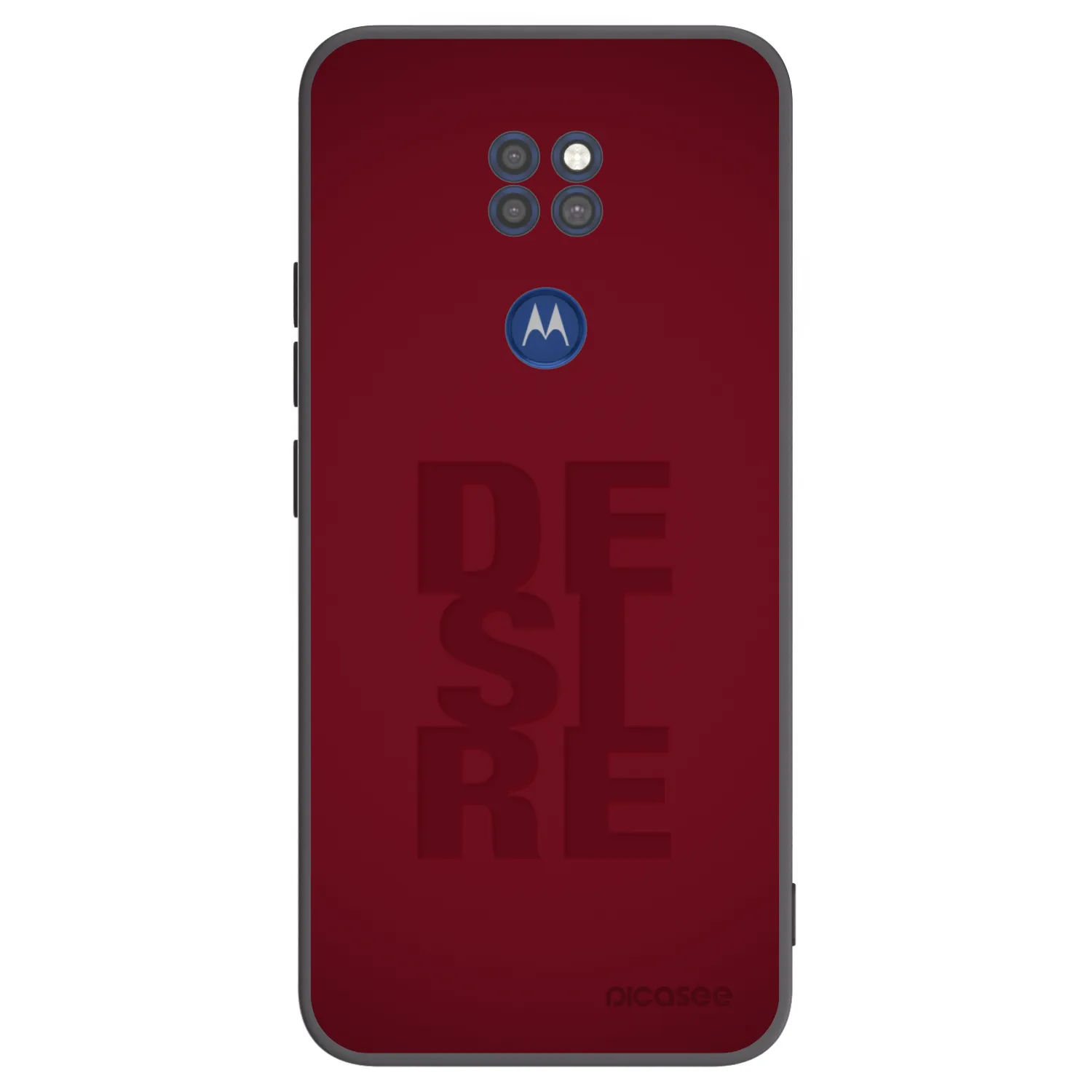 Picasee silikonski črni ovitek za Motorola Moto G9 Play - Desire