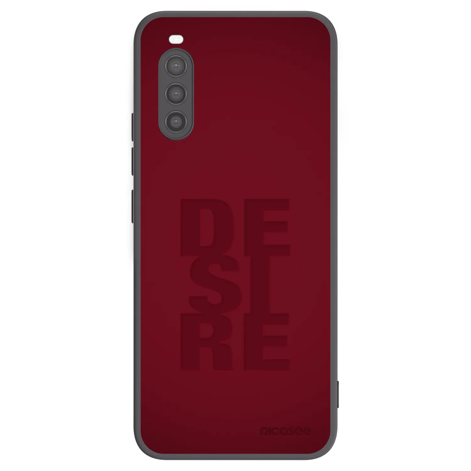 Picasee silikonski črni ovitek za Sony Xperia 10 II - Desire