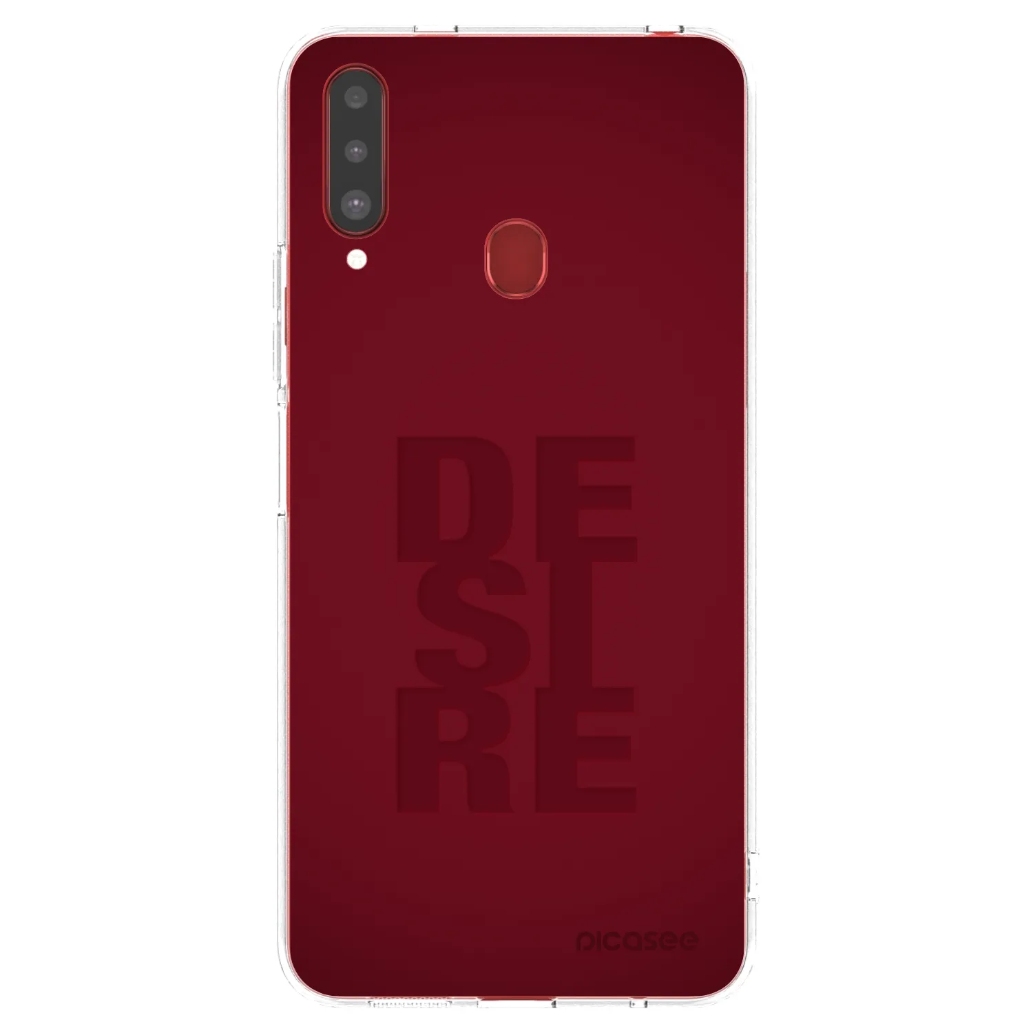 Picasee silikonski prozorni ovitek za Samsung Galaxy A20s - Desire