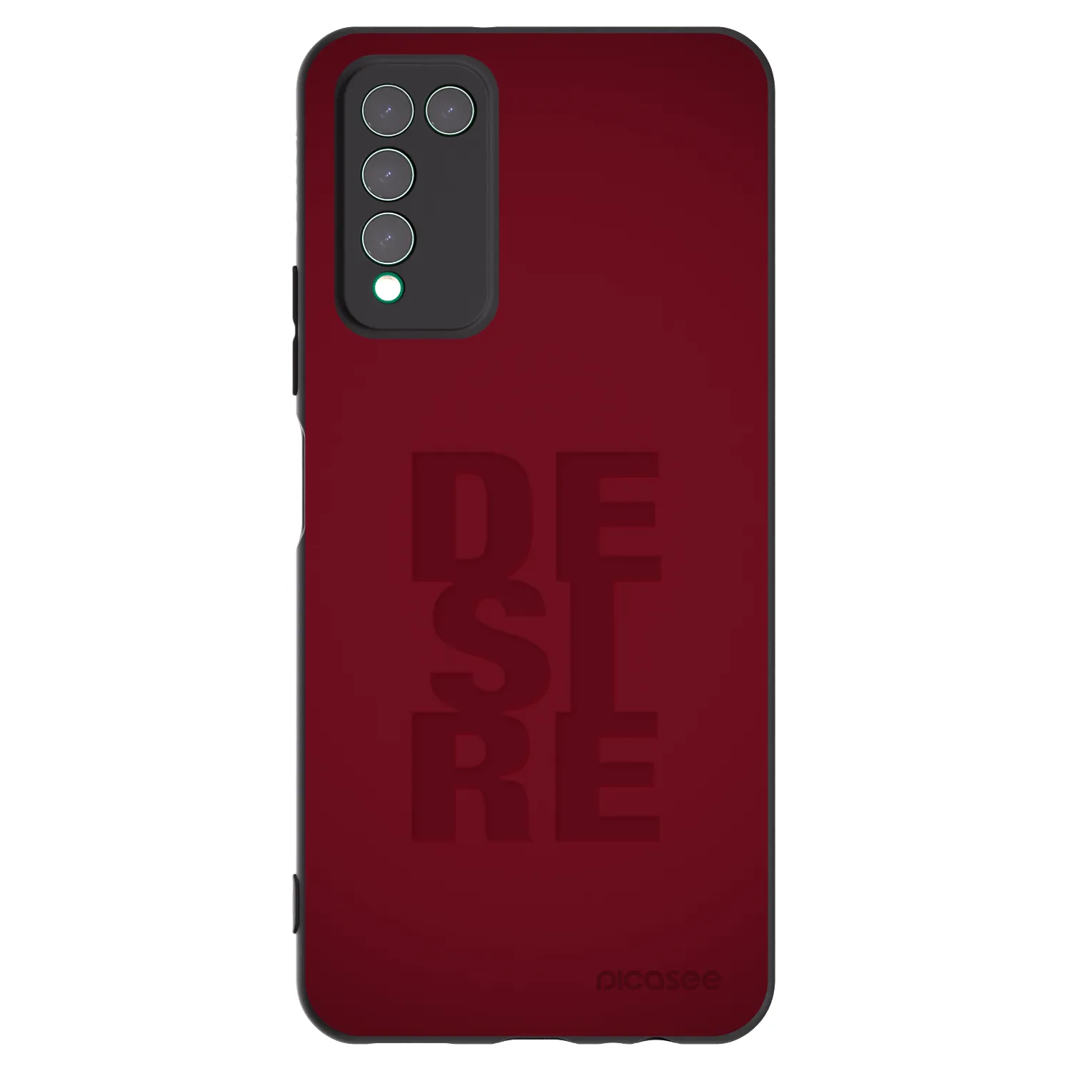 Picasee silikonski črni ovitek za Honor 10X Lite - Desire