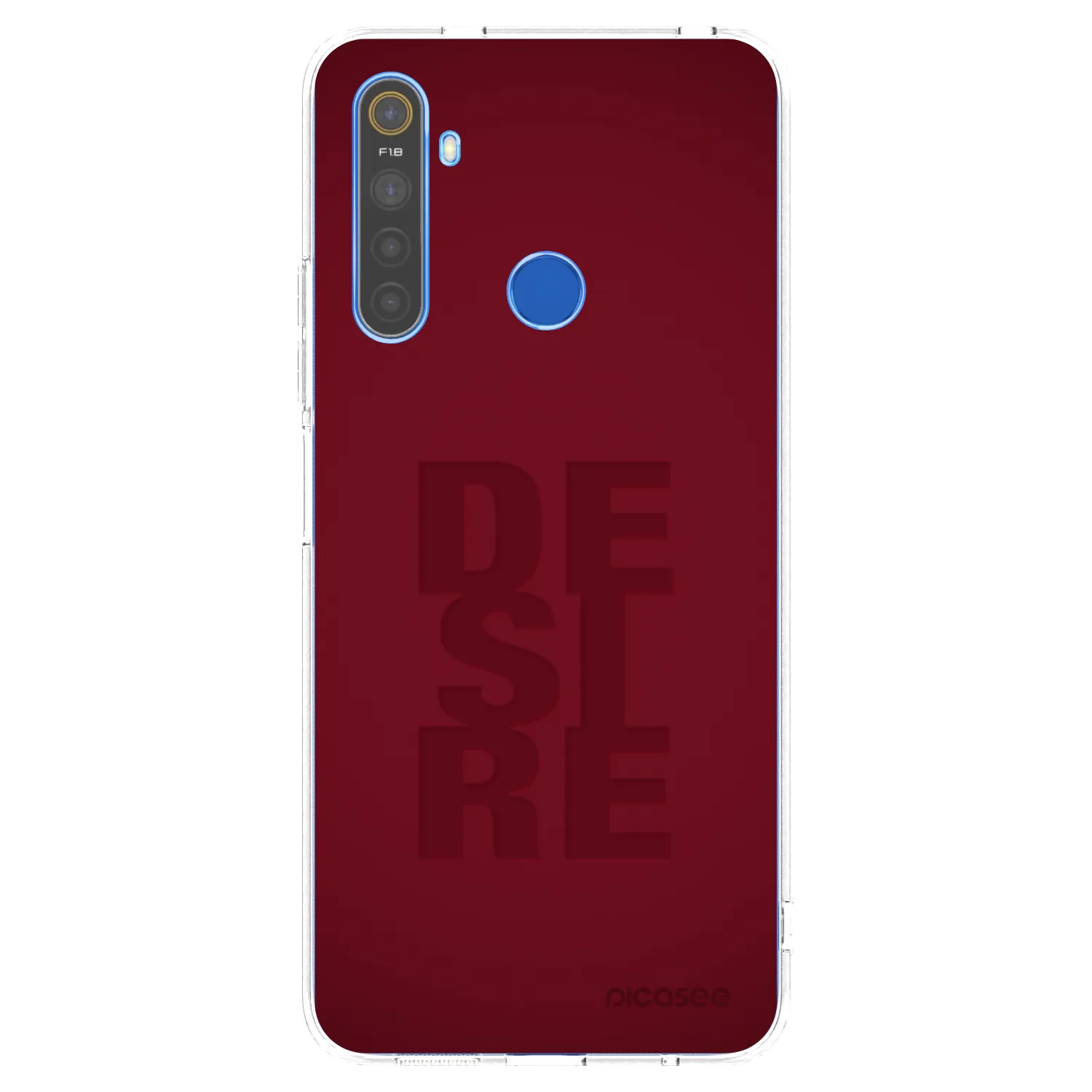 Picasee silikonski prozorni ovitek za Realme 5 - Desire