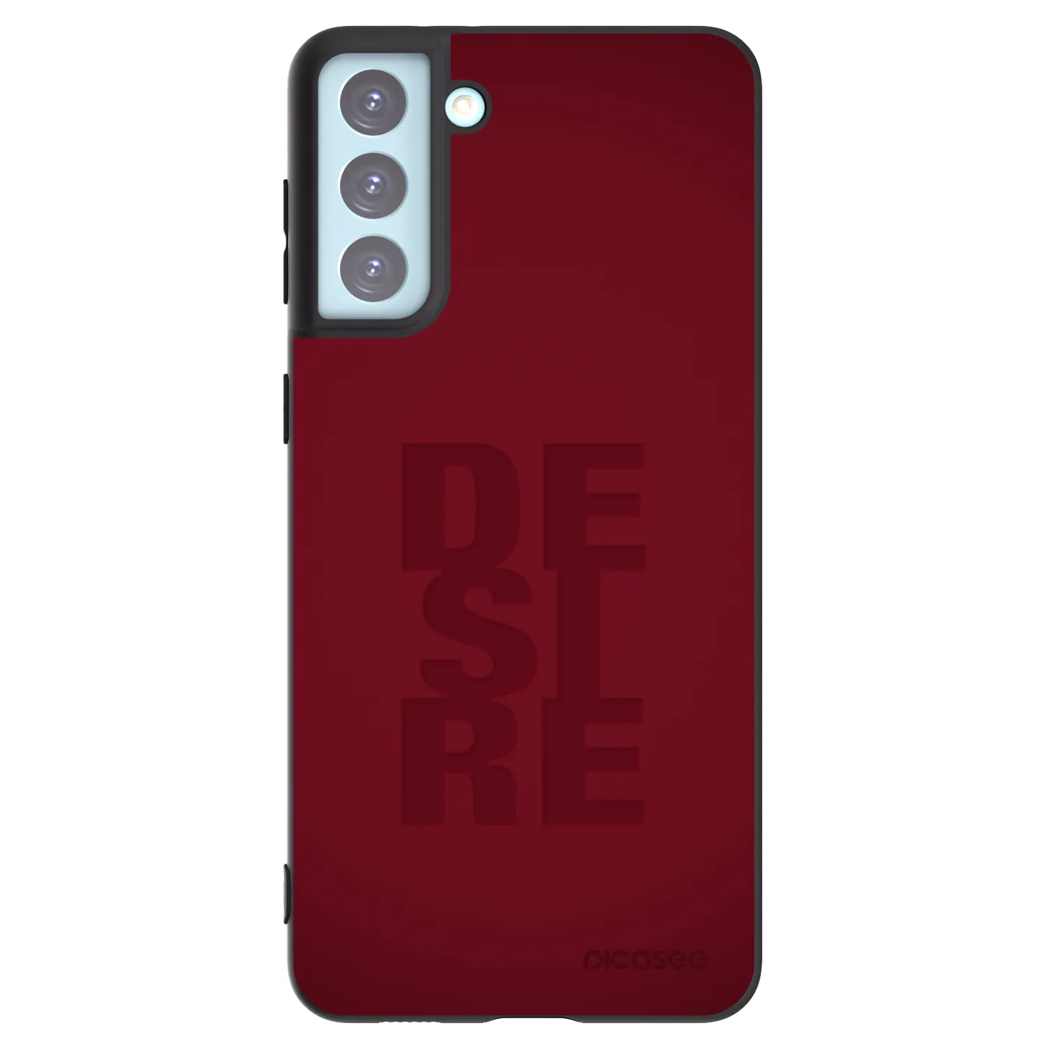 Picasee silikonski črni ovitek za Samsung Galaxy S21+ 5G G996F - Desire