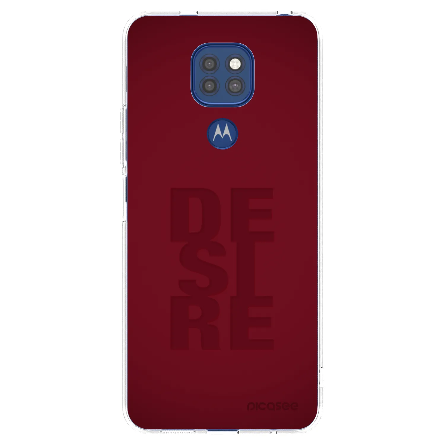 Picasee silikonski prozorni ovitek za Motorola Moto G9 Play - Desire