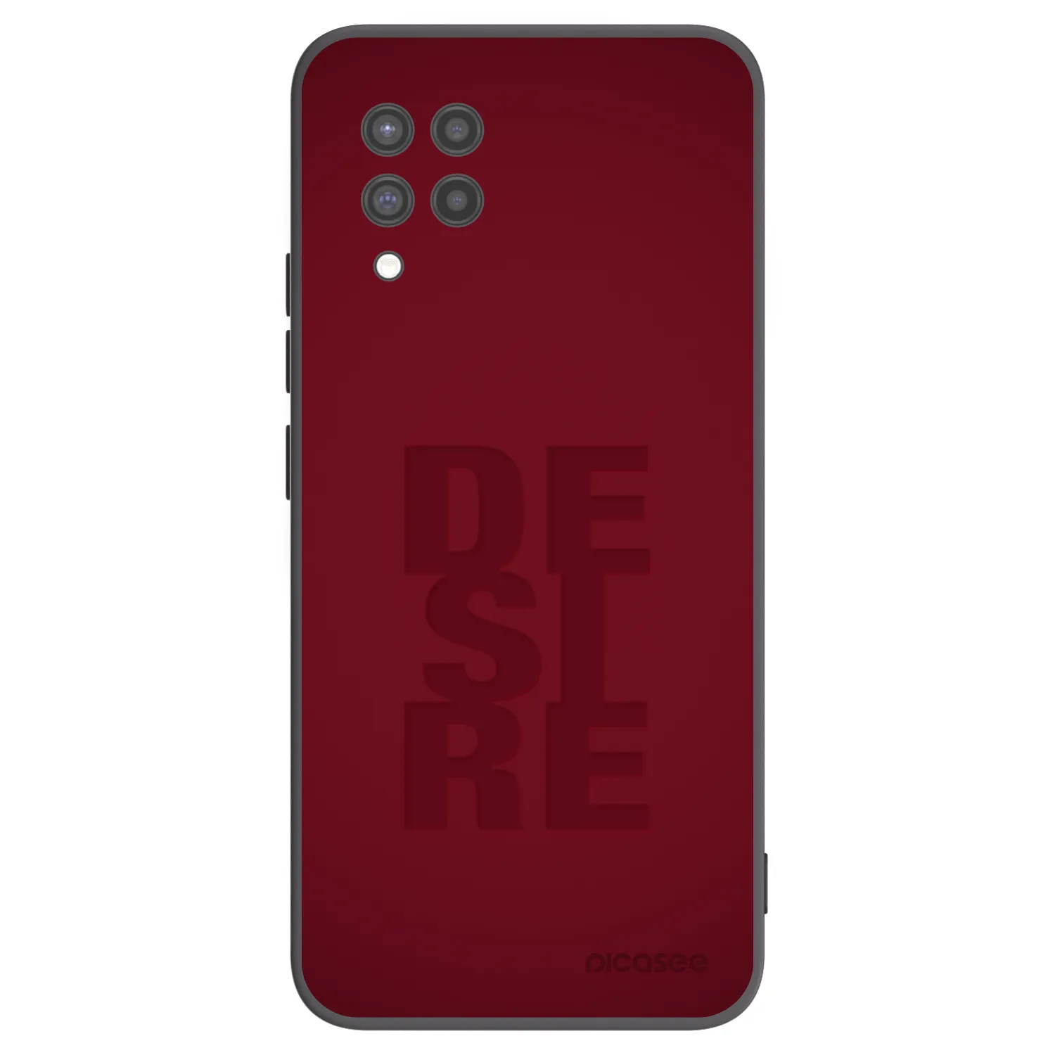 Picasee silikonski črni ovitek za Samsung Galaxy A42 A426B - Desire