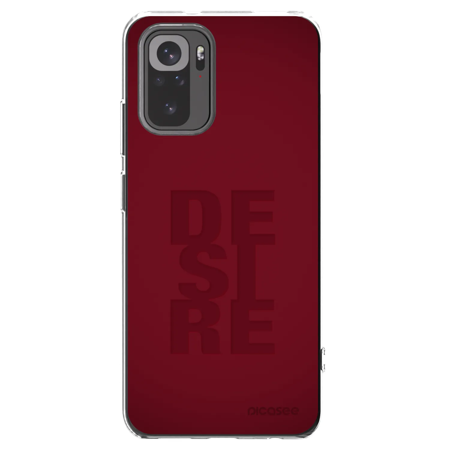 Picasee silikonski prozorni ovitek za Xiaomi Redmi Note 10S - Desire