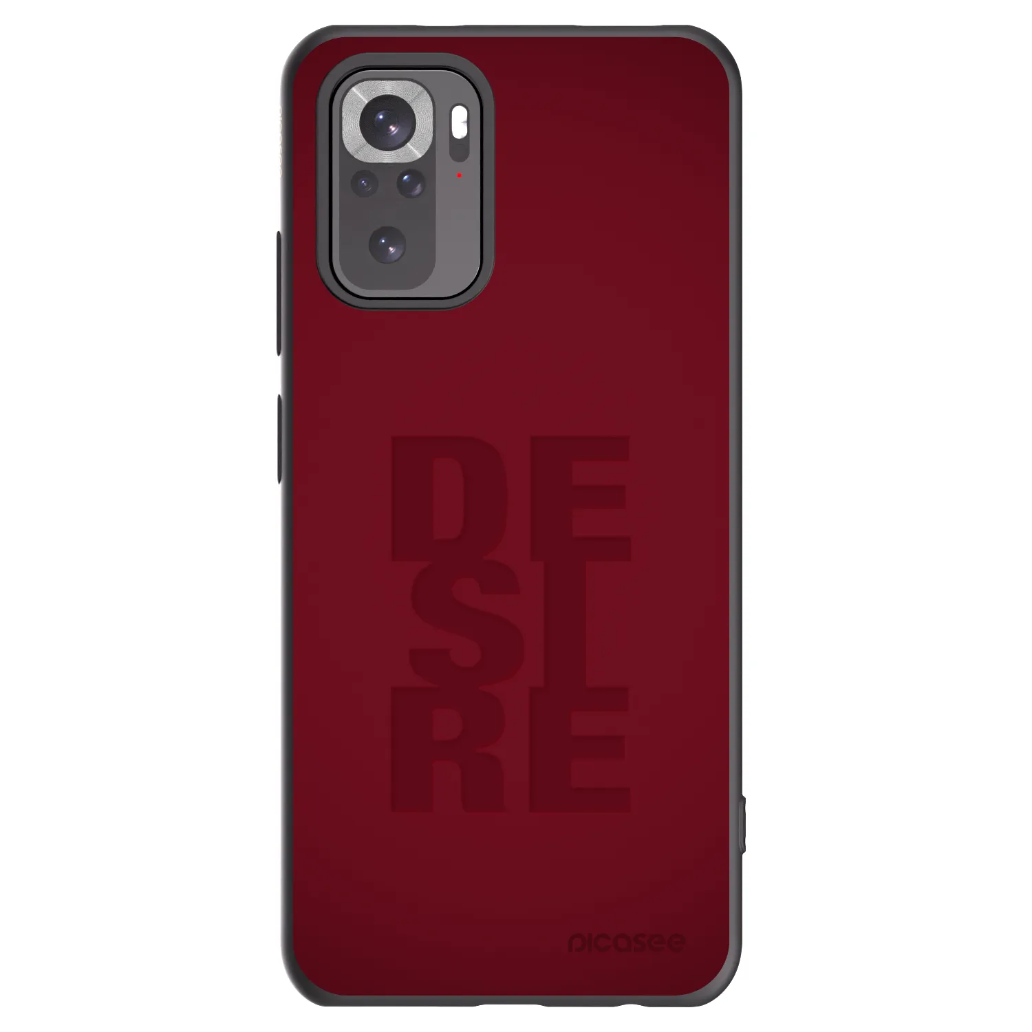 Picasee silikonski črni ovitek za Xiaomi Redmi Note 10S - Desire