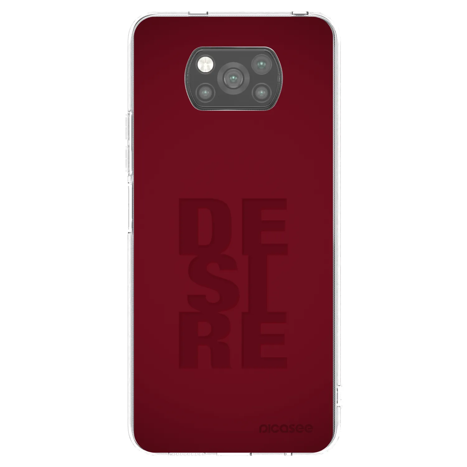Picasee silikonski črni ovitek za Xiaomi Poco X3 Pro - Desire