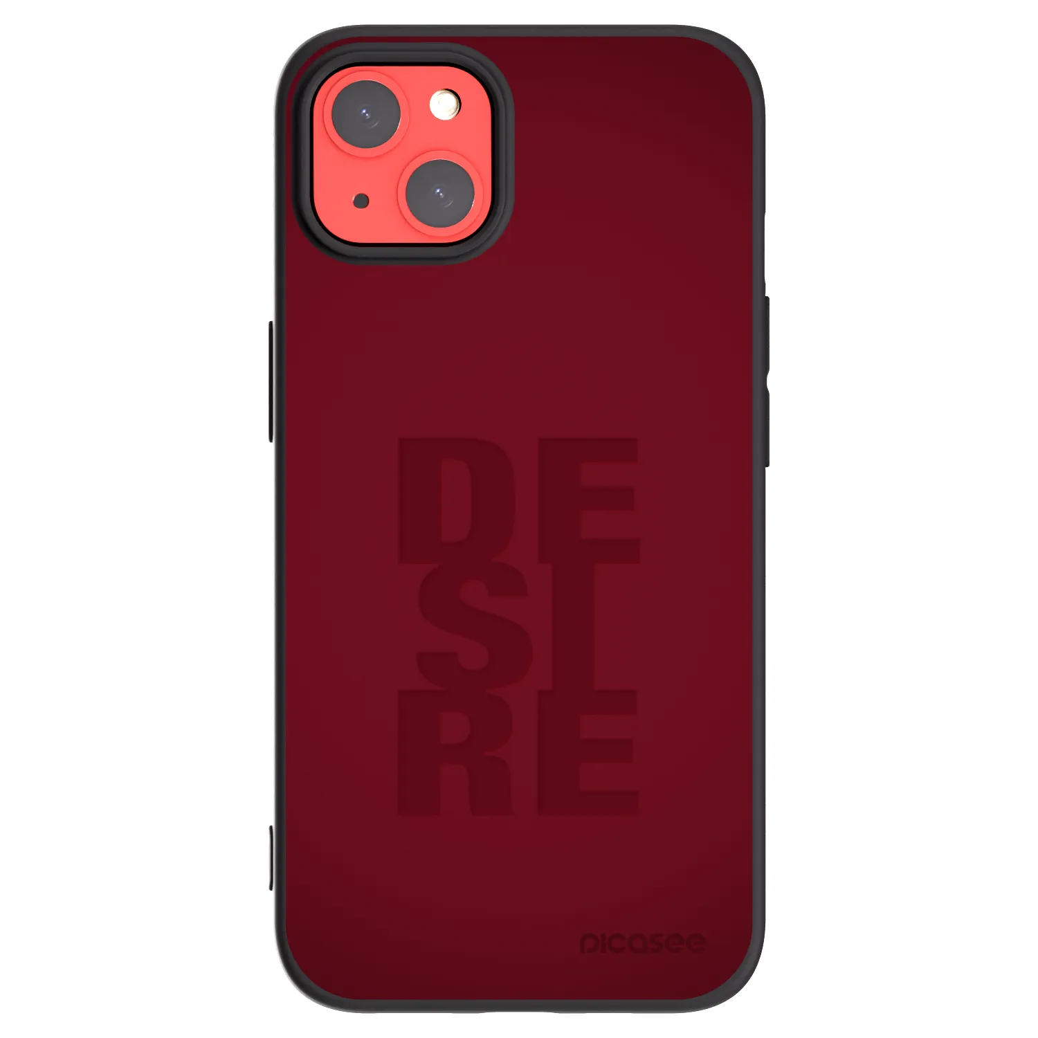 Picasee silikonski črni ovitek za Apple iPhone 13 - Desire