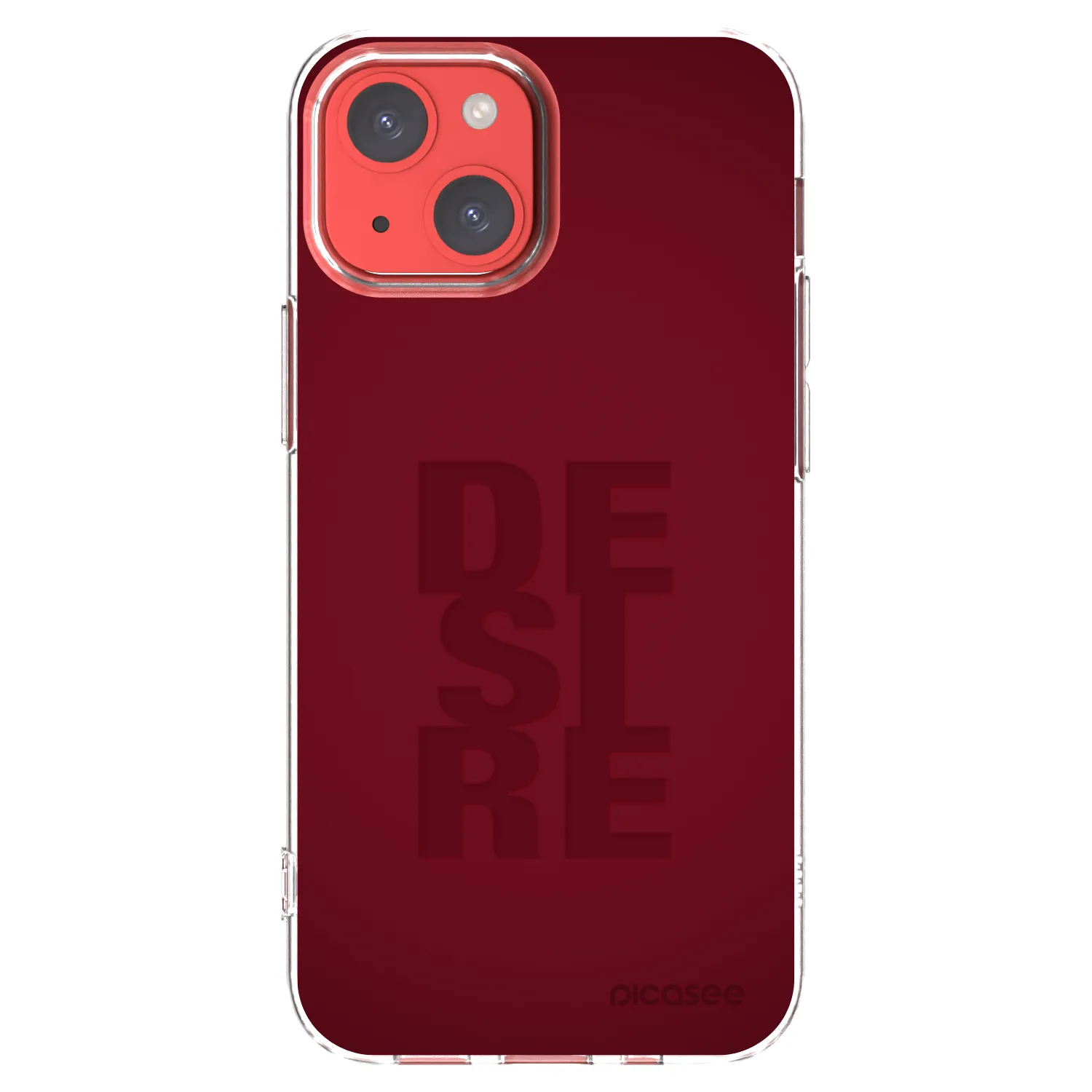 Picasee silikonski prozorni ovitek za Apple iPhone 13 mini - Desire