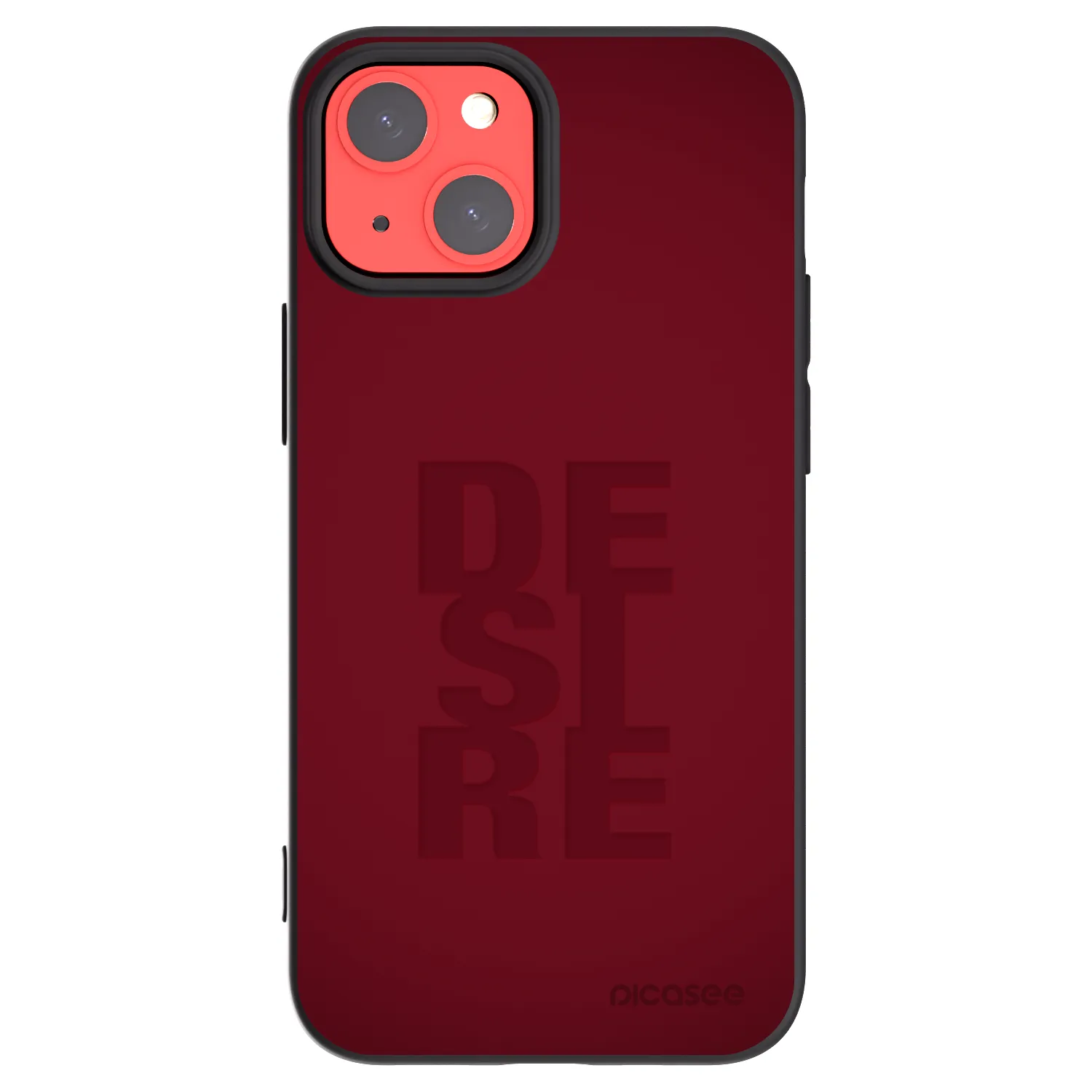 Picasee silikonski črni ovitek za Apple iPhone 13 mini - Desire