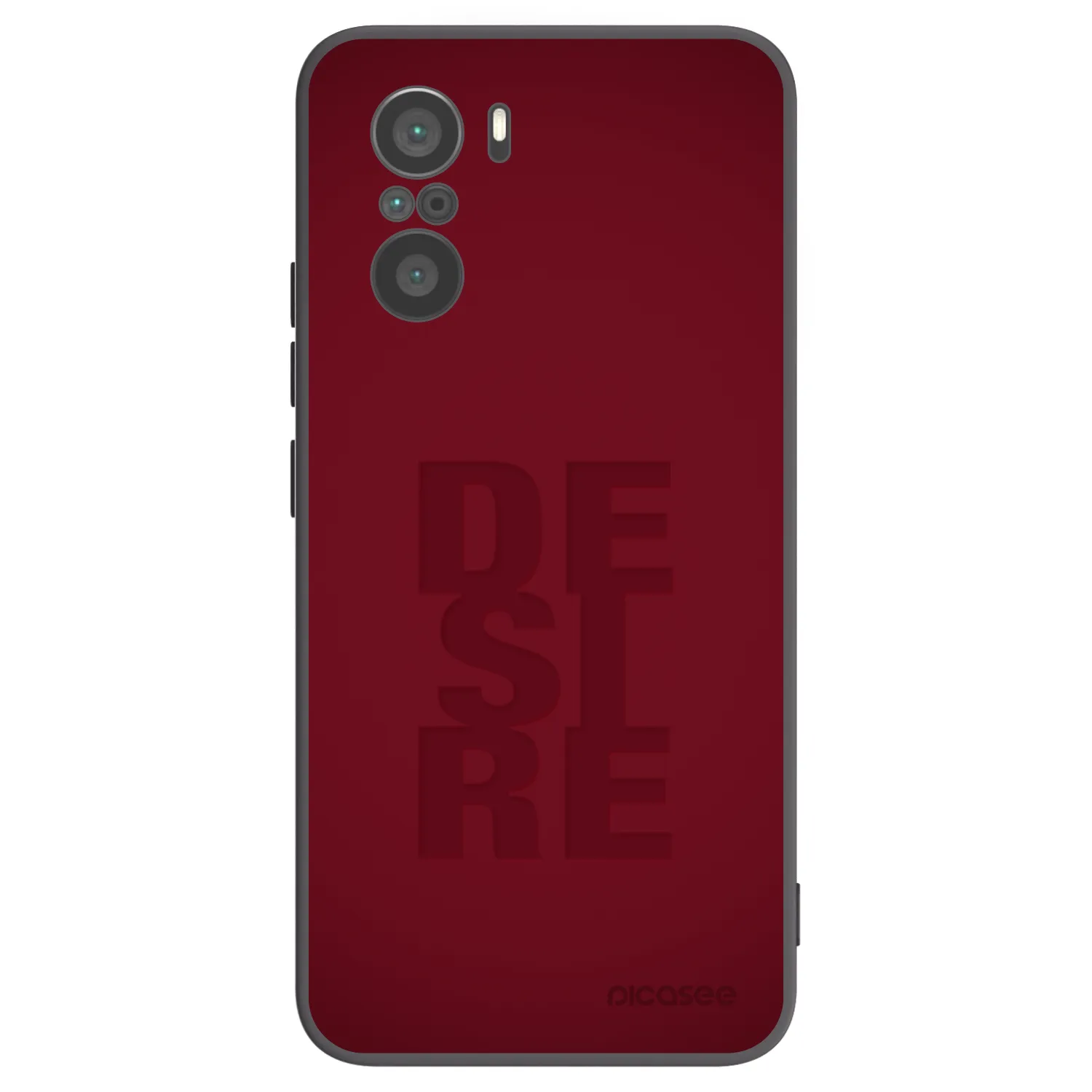 Picasee silikonski črni ovitek za Xiaomi Poco F3 - Desire