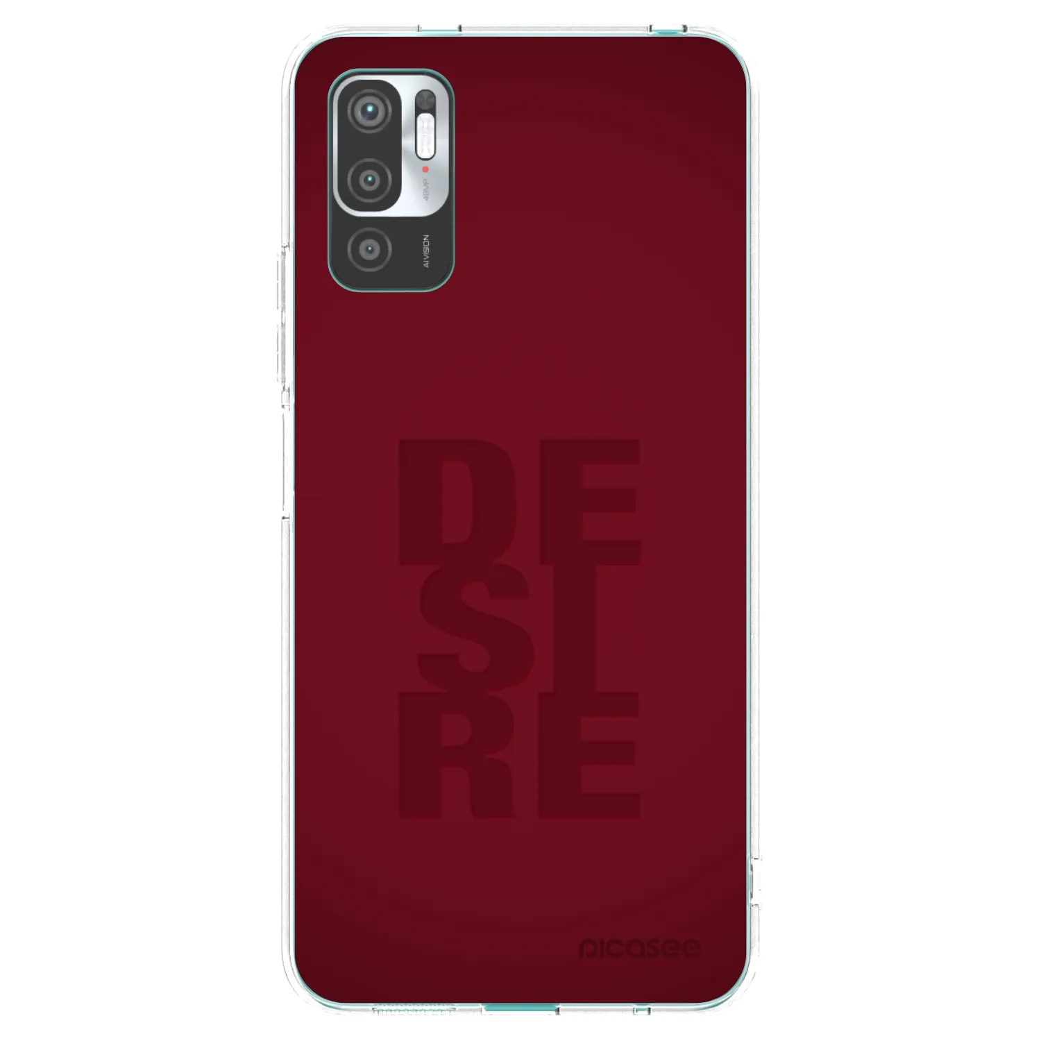 Picasee silikonski prozorni ovitek za Xiaomi Redmi Note 10 5G - Desire