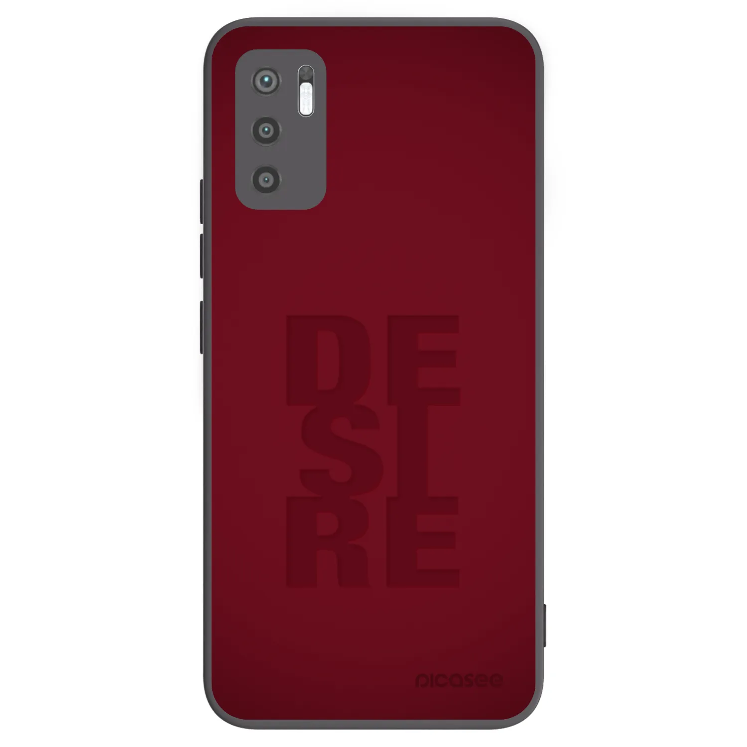 Picasee silikonski črni ovitek za Xiaomi Redmi Note 10 5G - Desire