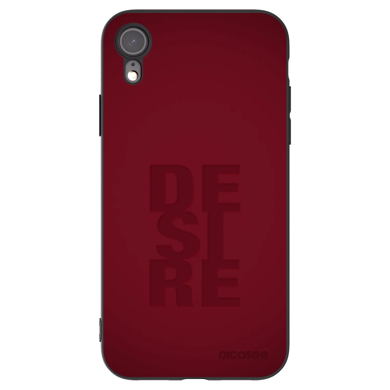 Picasee silikonski črni ovitek za Apple iPhone 6 Plus/6S Plus - Desire