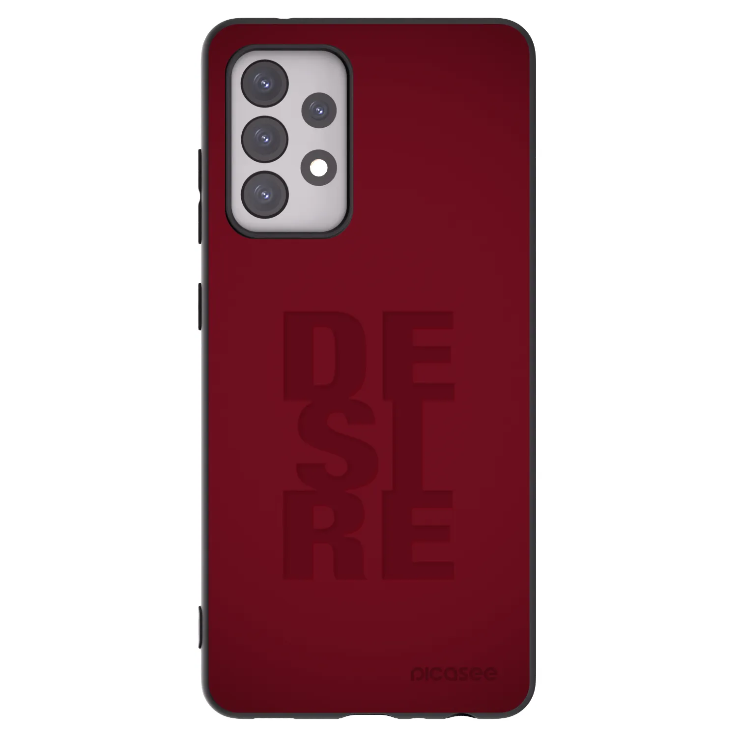 Picasee silikonski črni ovitek za Samsung Galaxy A52s 5G A528B - Desire