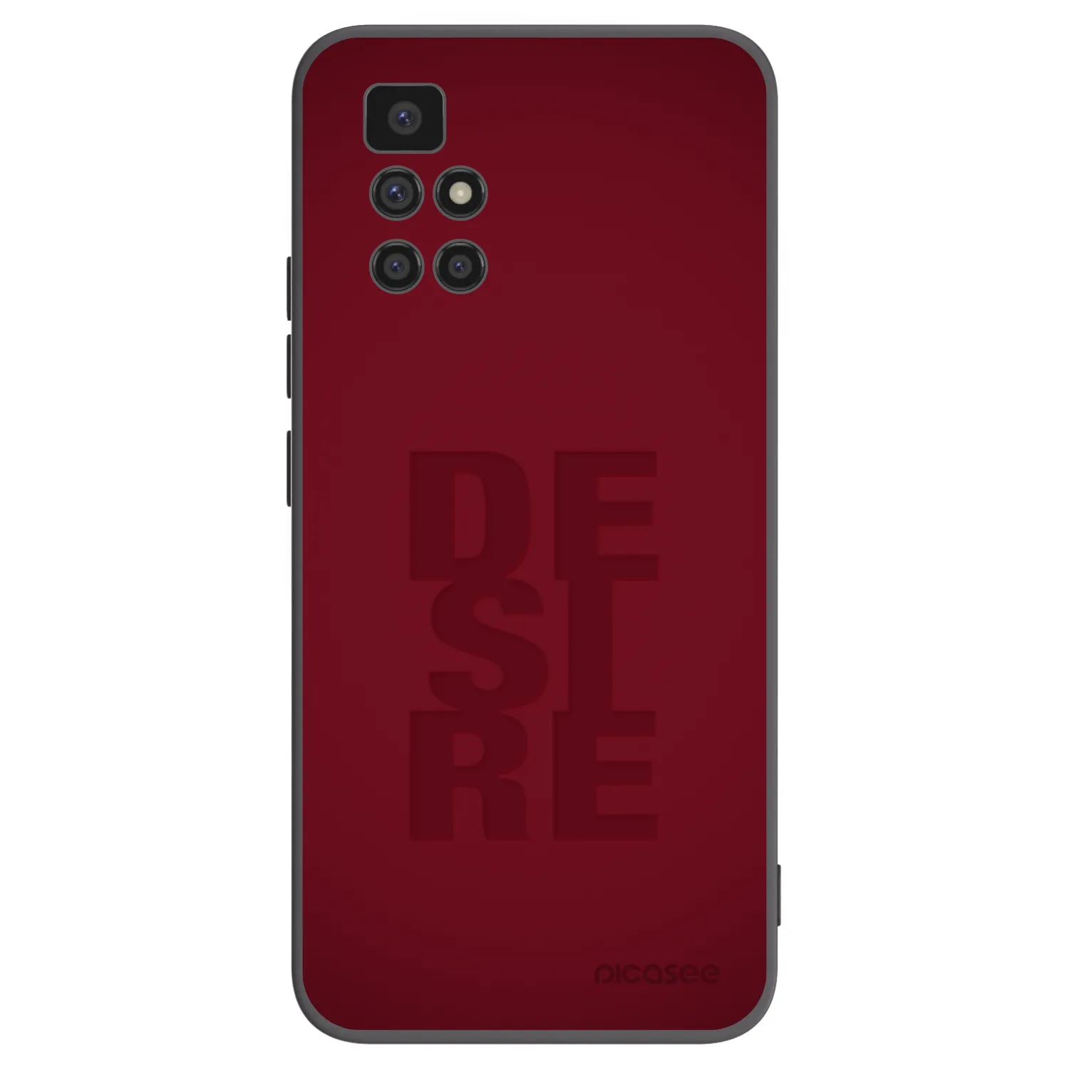 Picasee silikonski črni ovitek za Xiaomi Redmi 10 - Desire