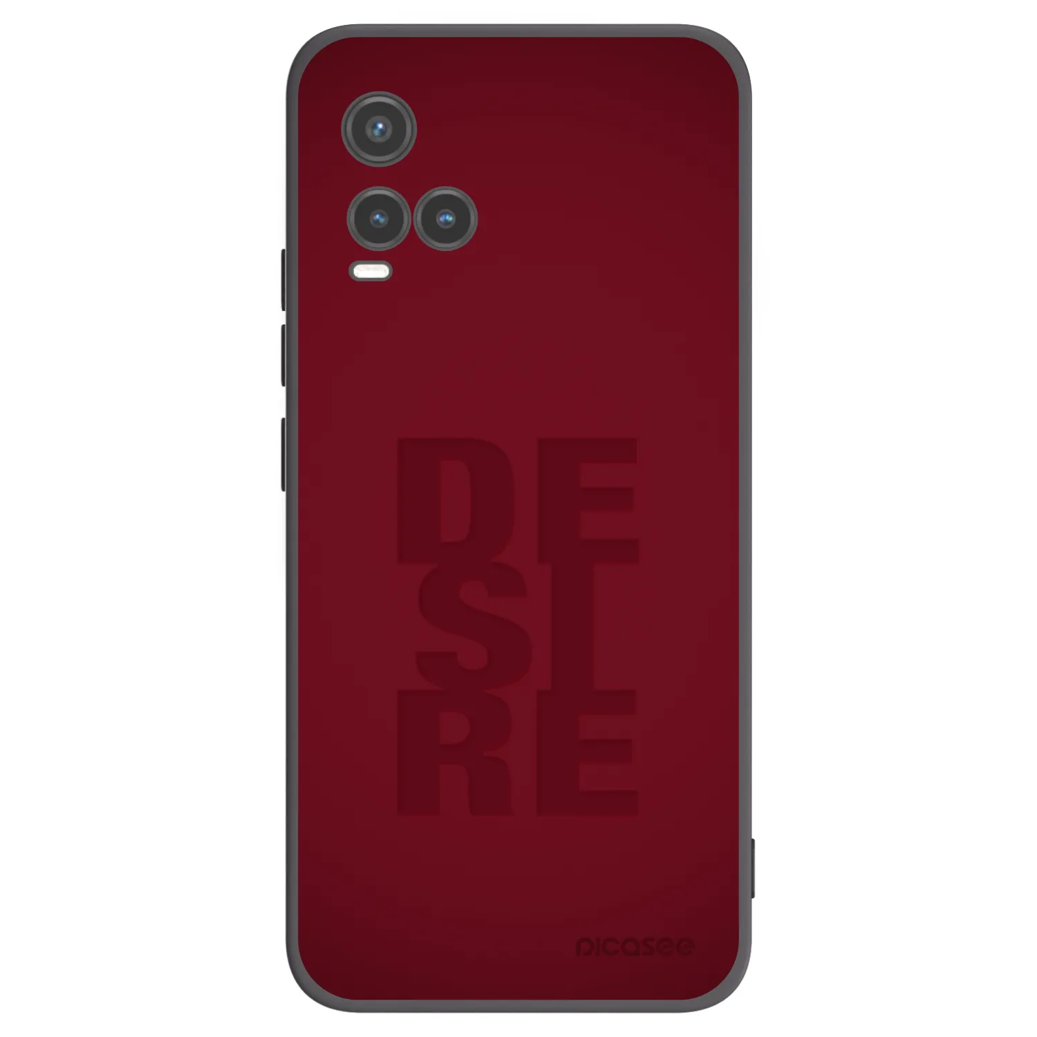 Picasee silikonski črni ovitek za Vivo Y33s - Desire