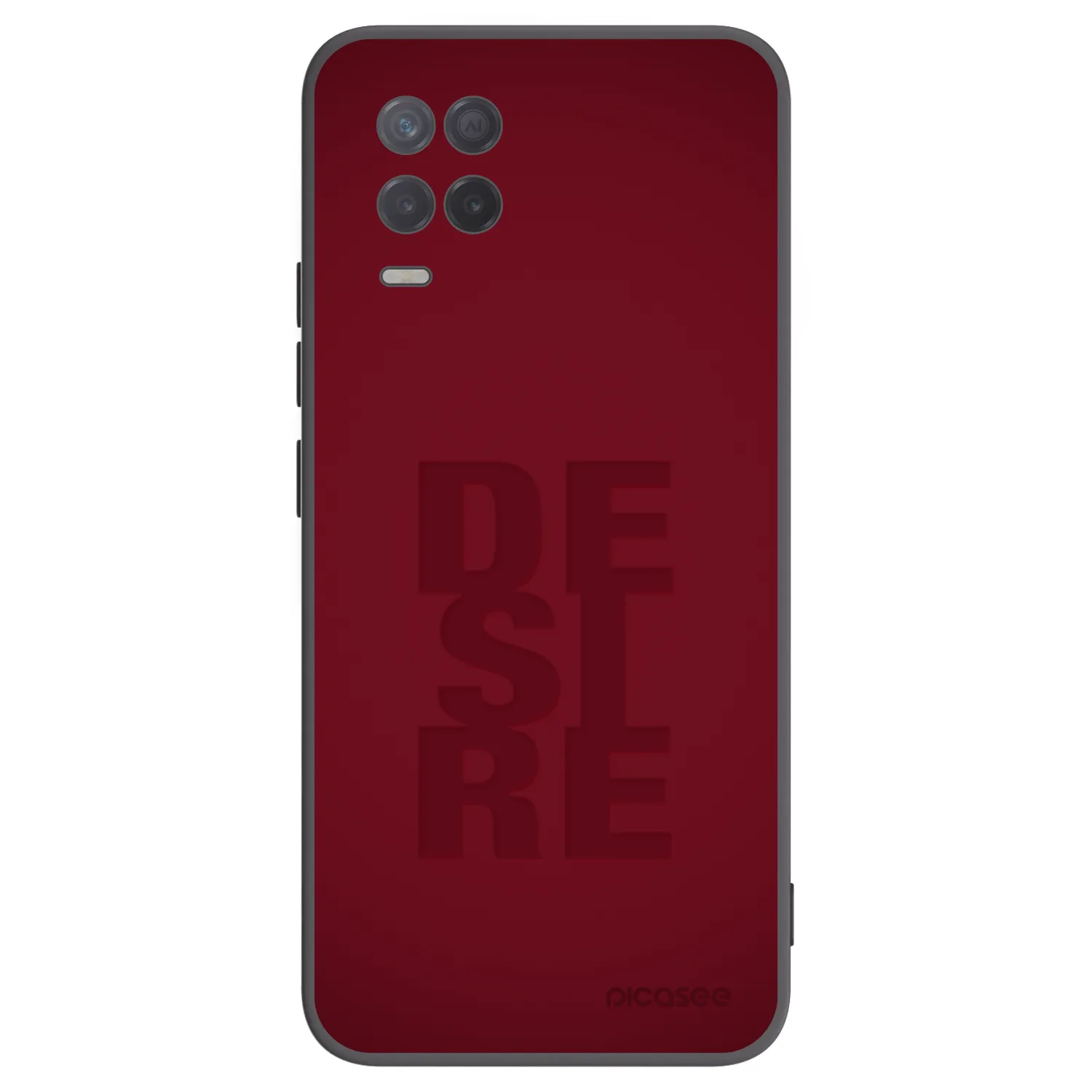 Picasee silikonski črni ovitek za Realme 8 5G - Desire