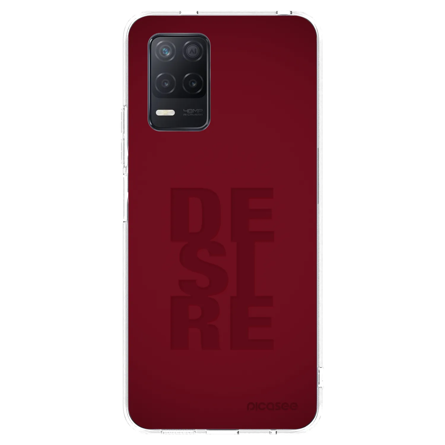 Picasee silikonski prozorni ovitek za Realme 8 5G - Desire
