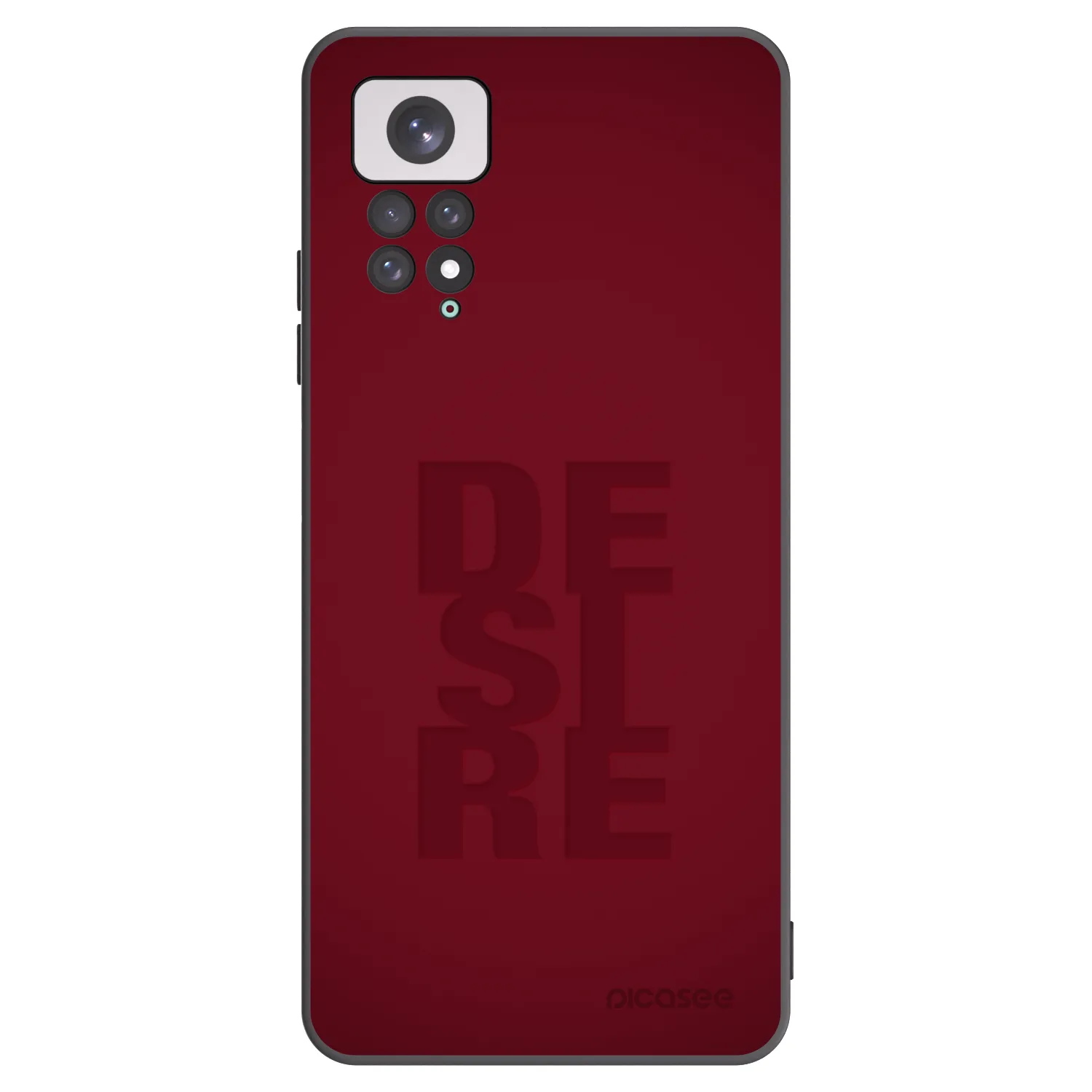 Picasee silikonski črni ovitek za Xiaomi Redmi Note 11 - Desire