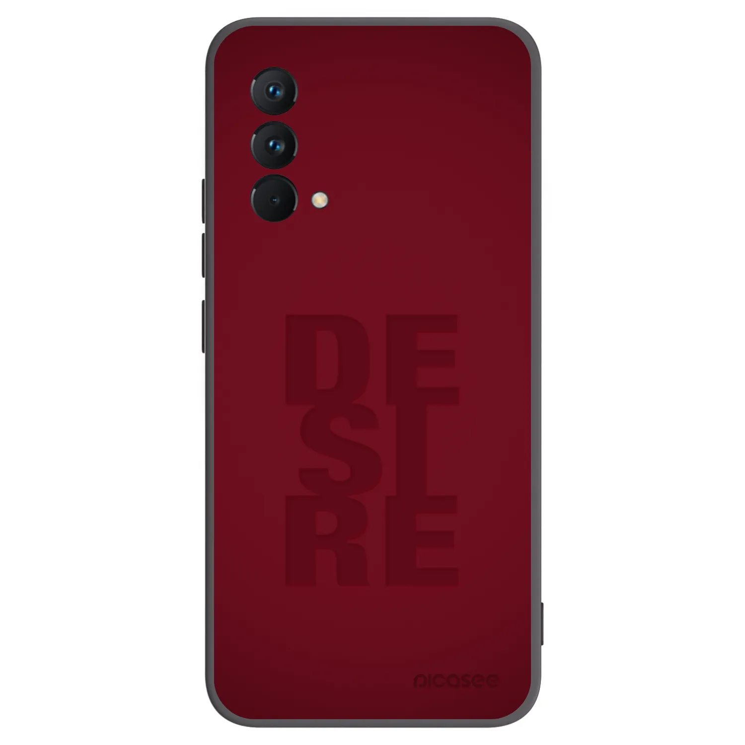 Picasee silikonski črni ovitek za Realme GT Master Edition 5G - Desire
