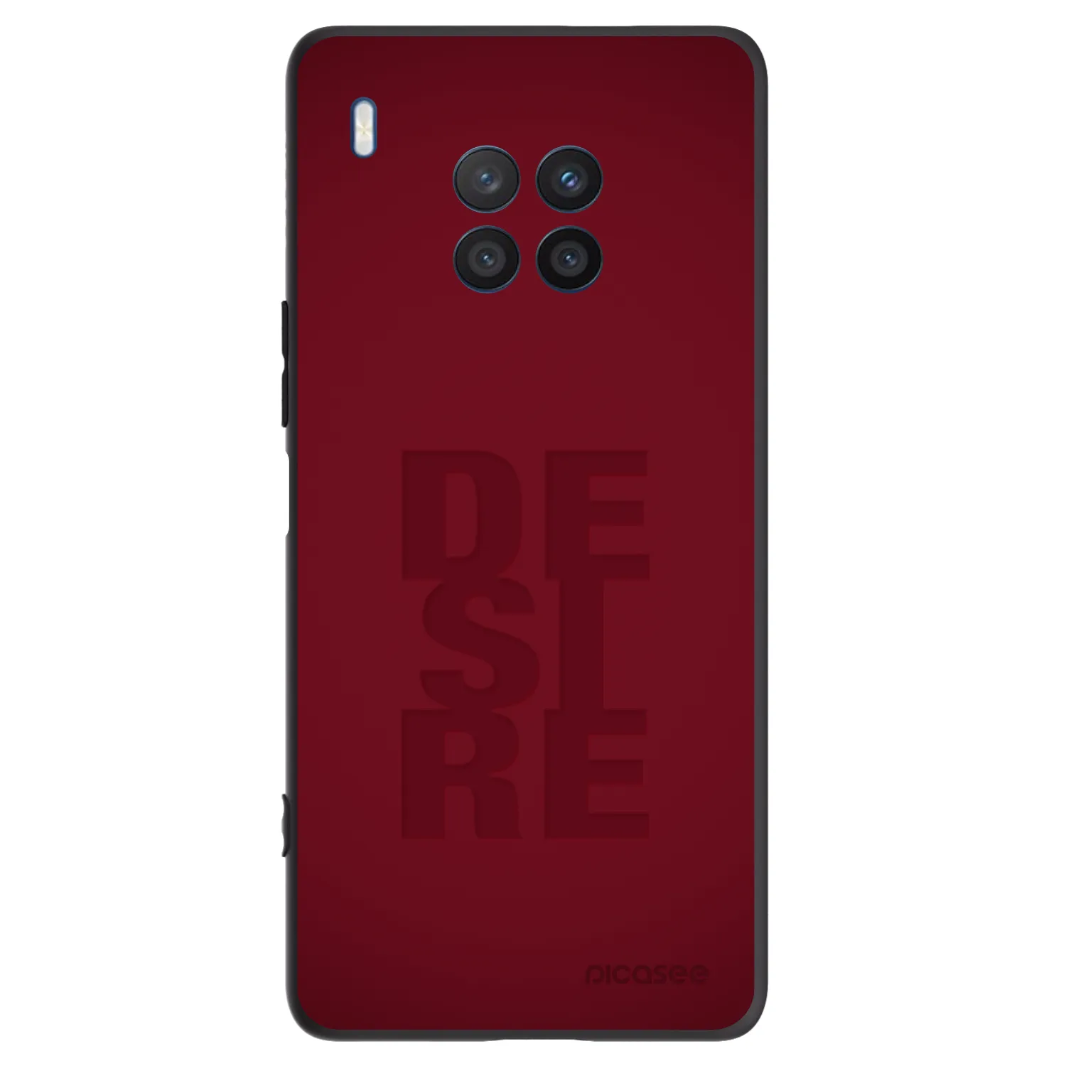 Picasee silikonski črni ovitek za Honor 50 Lite - Desire