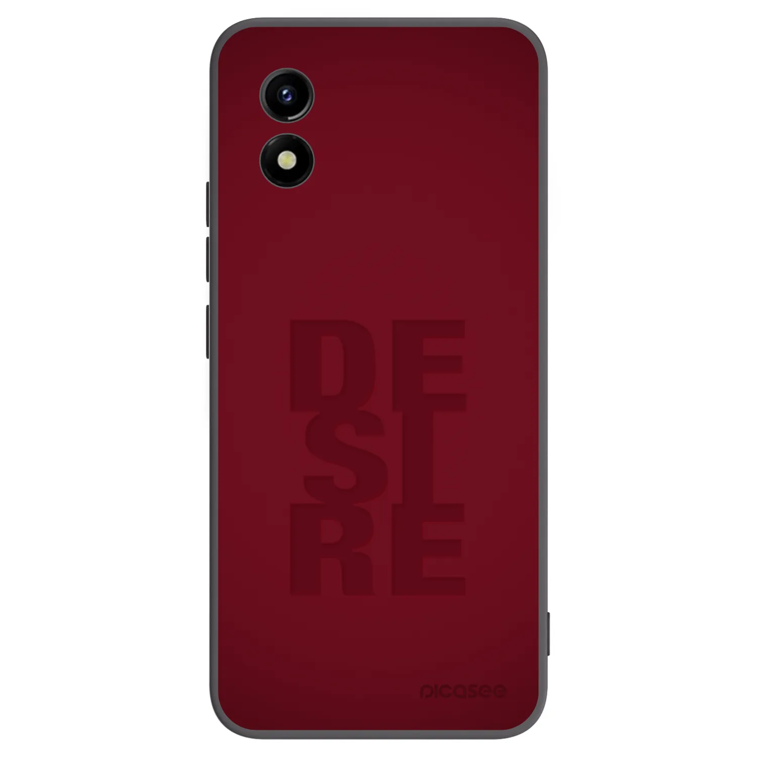 Picasee silikonski črni ovitek za Vivo Y01 - Desire