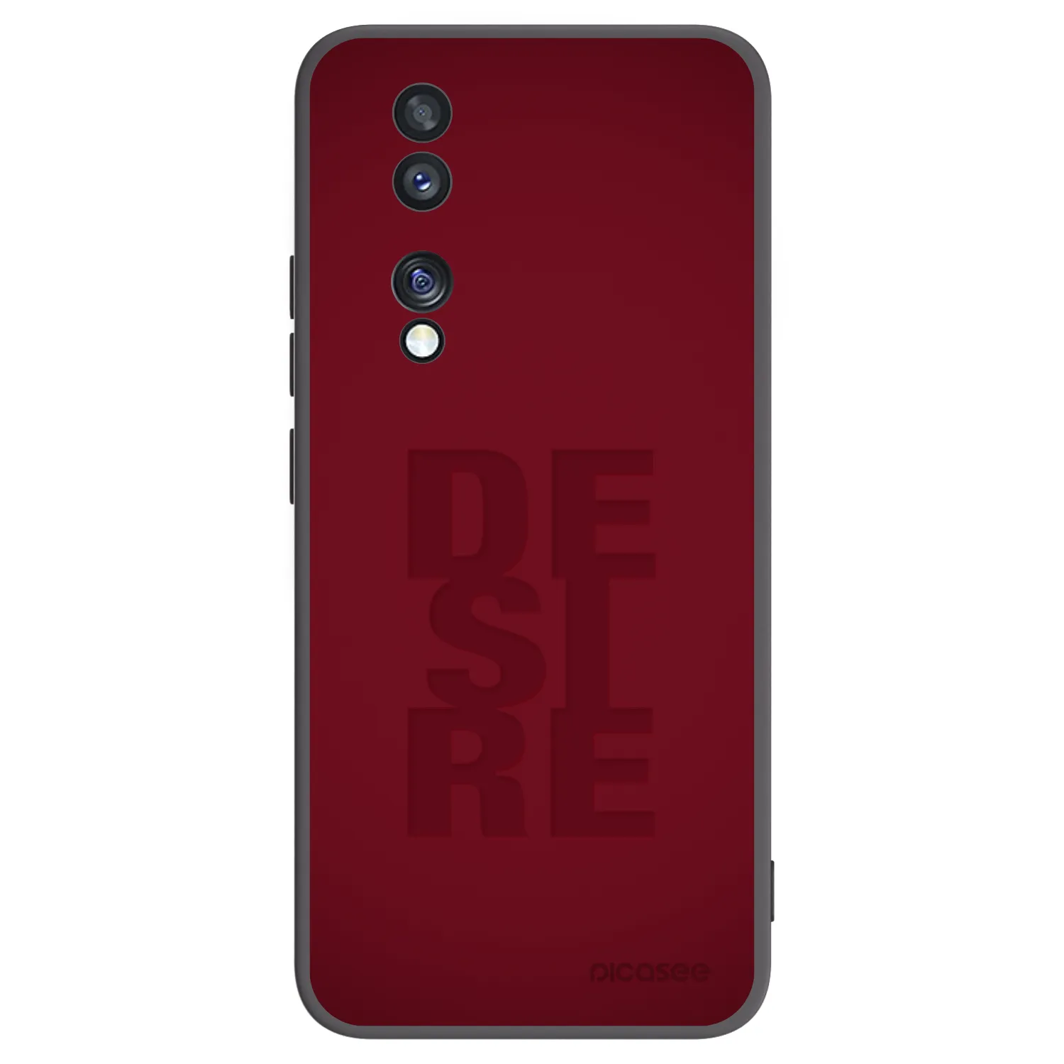 Picasee silikonski črni ovitek za Honor 70 - Desire
