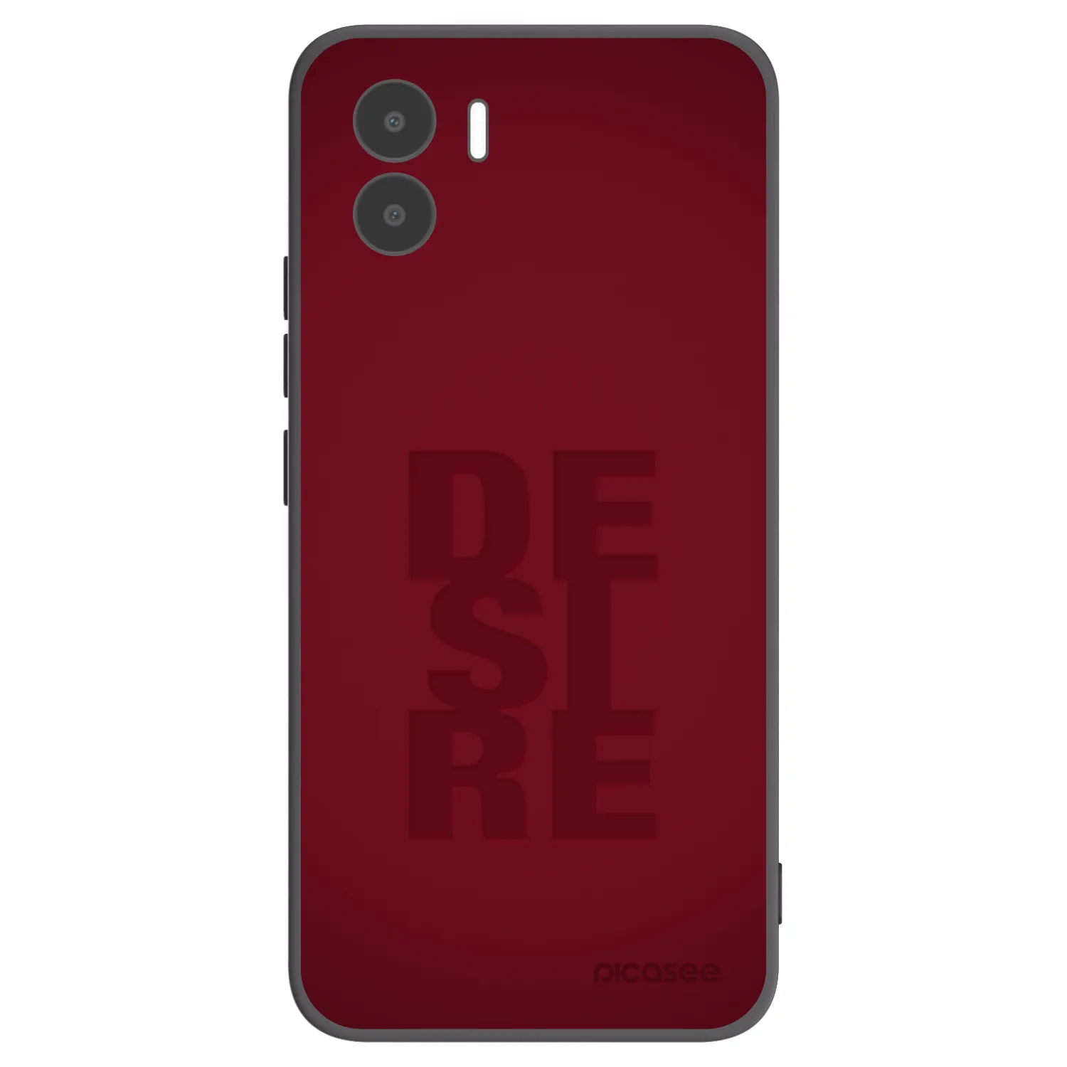 Picasee silikonski črni ovitek za Xiaomi Redmi A1 - Desire