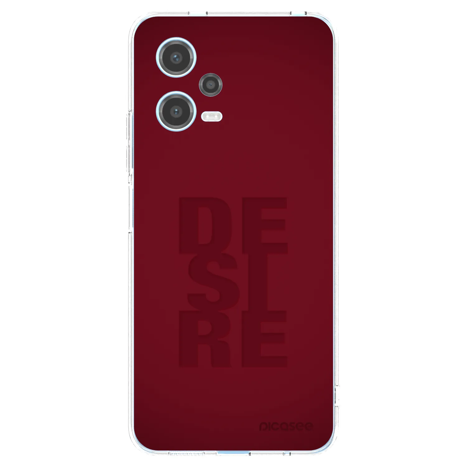Picasee silikonski prozorni ovitek za Xiaomi Redmi Note 12 5G - Desire