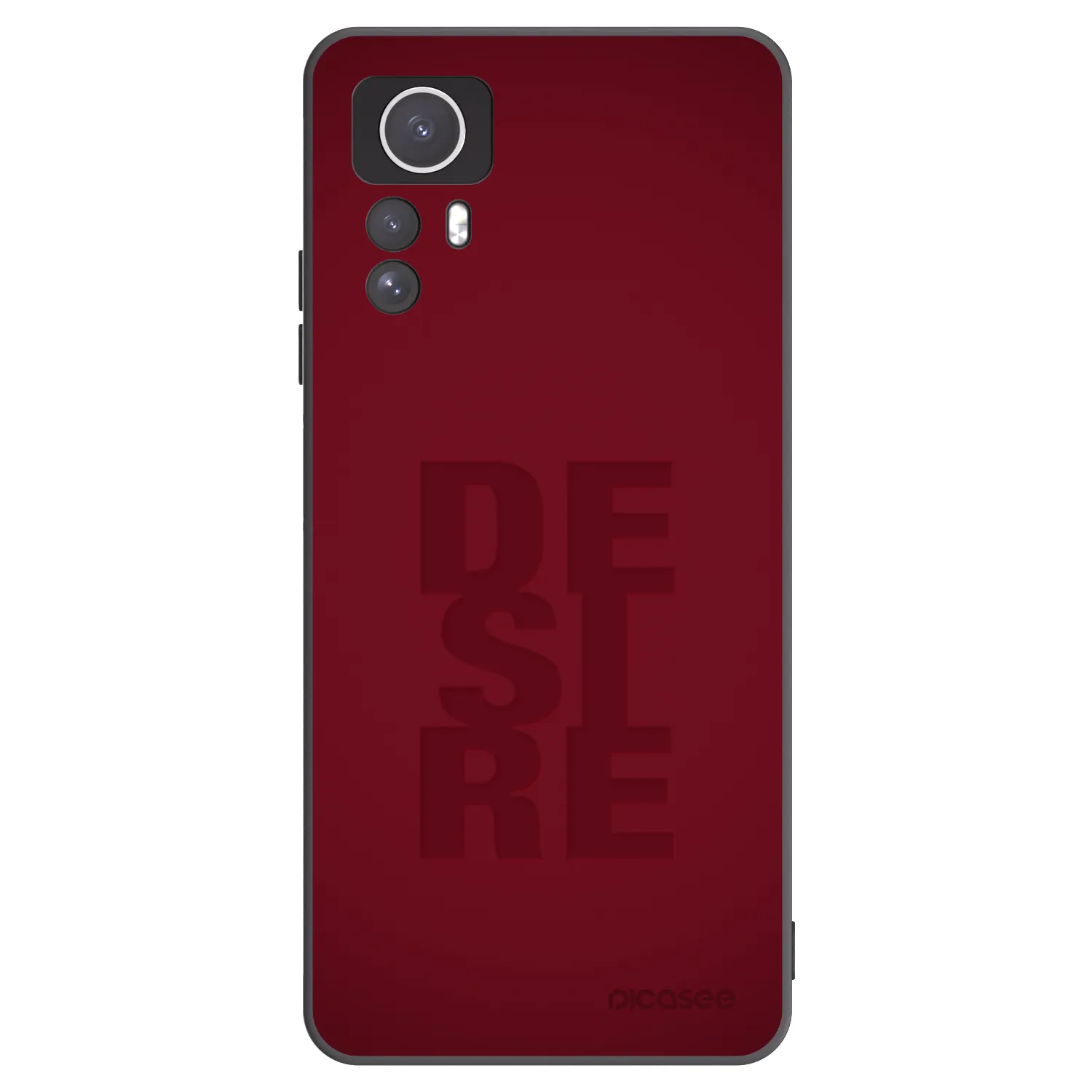 Picasee silikonski črni ovitek za Xiaomi Redmi Note 12S - Desire
