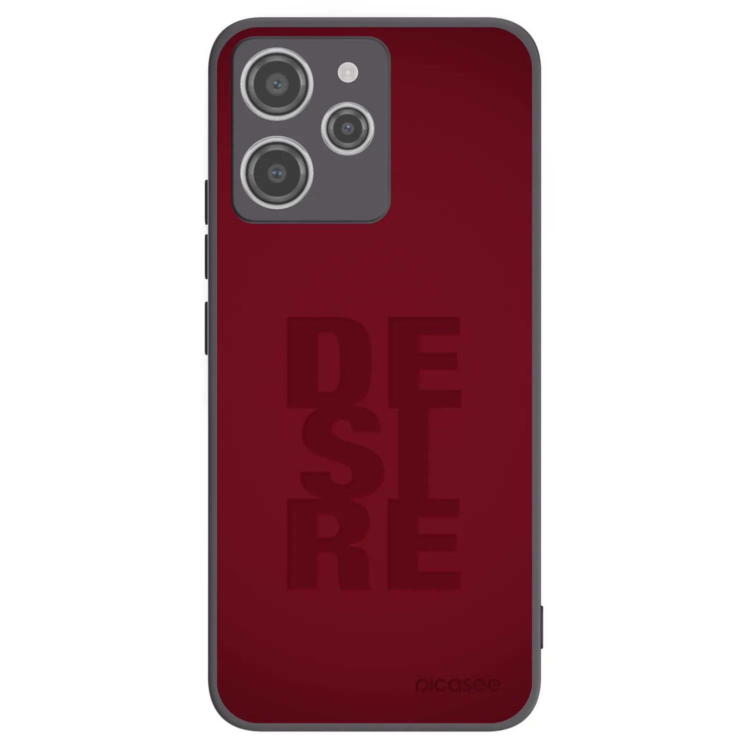 Picasee silikonski črni ovitek za Xiaomi Redmi 12 4G - Desire