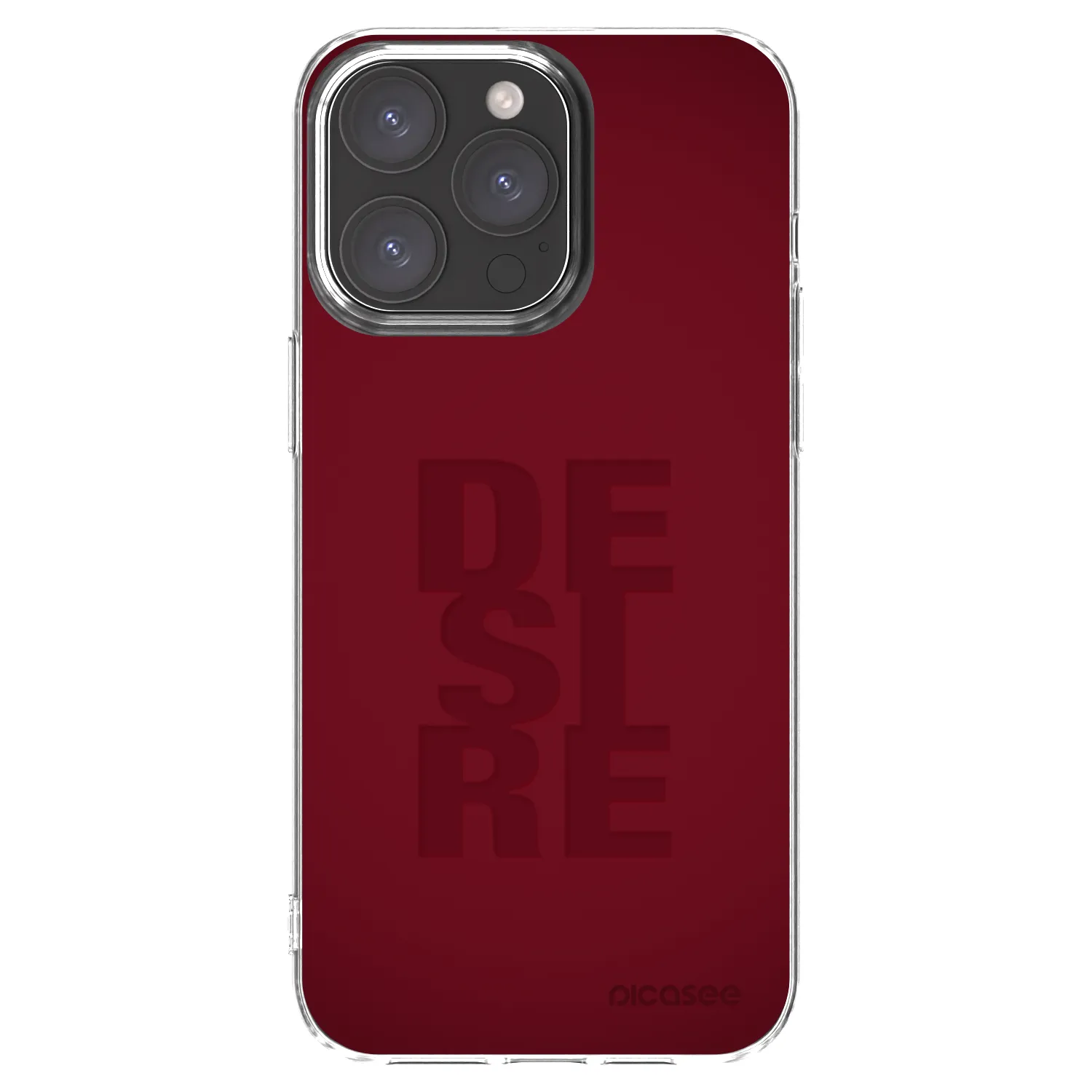 Picasee silikonski prozorni ovitek za Apple iPhone 15 Pro Max - Desire