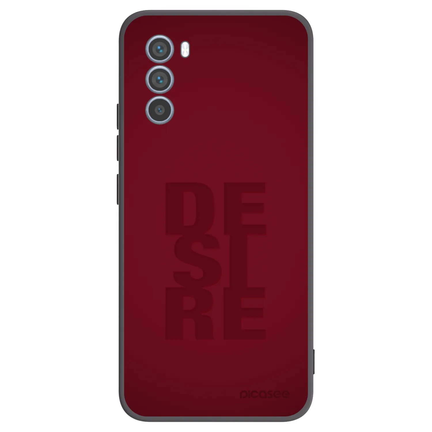 Picasee silikonski črni ovitek za Motorola Moto G62 - Desire
