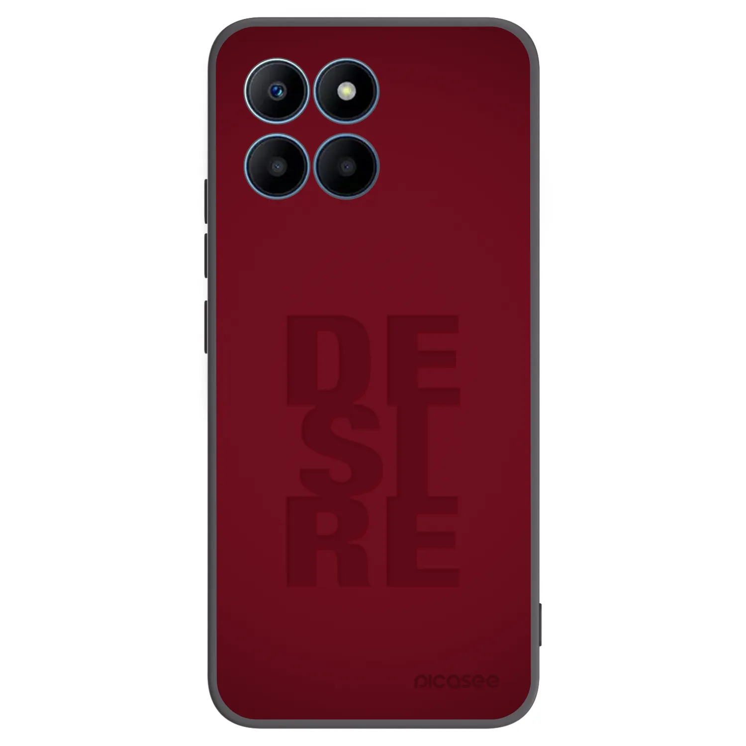 Picasee silikonski črni ovitek za Honor 70 Lite - Desire