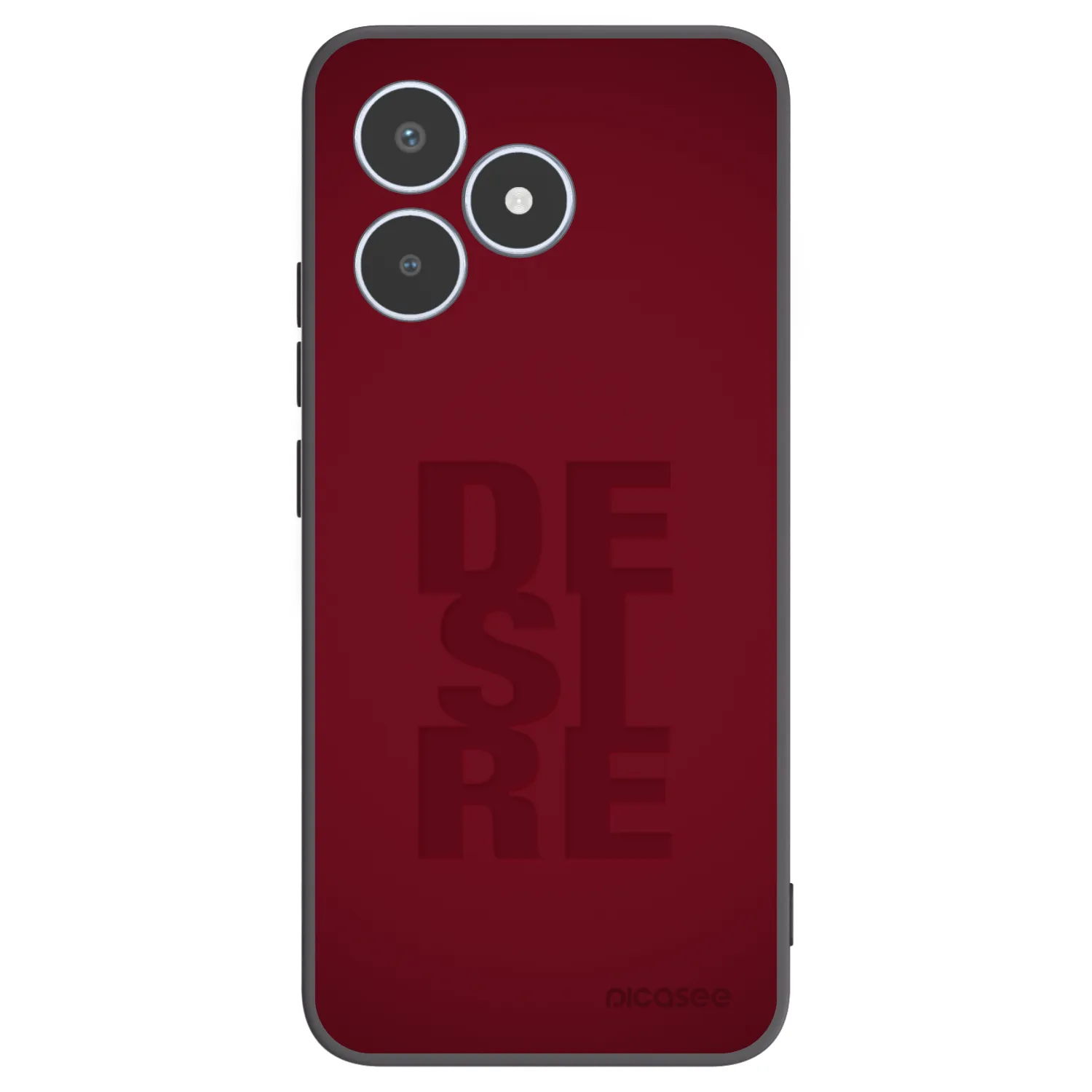 Picasee silikonski črni ovitek za Realme C53 - Desire