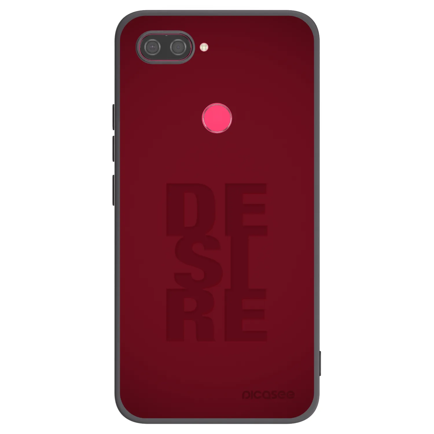Picasee silikonski črni ovitek za Xiaomi Mi 8 Lite - Desire