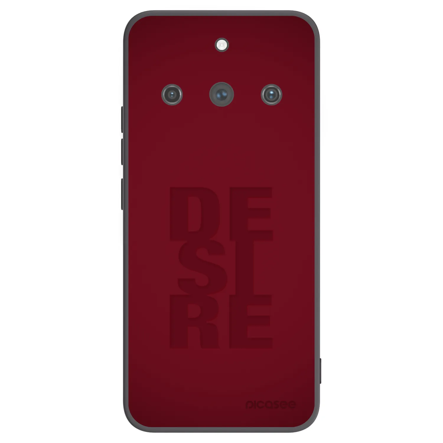 Picasee silikonski črni ovitek za Realme 11 Pro+ - Desire