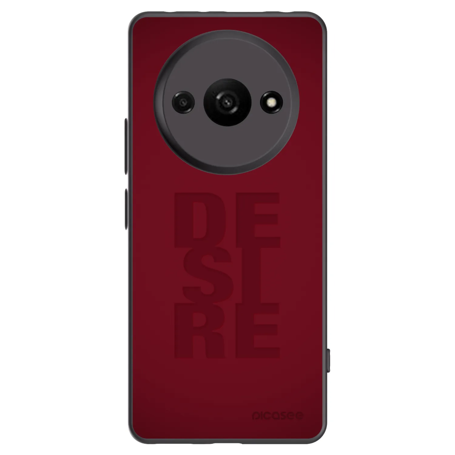 Picasee silikonski črni ovitek za Xiaomi Redmi A3 - Desire