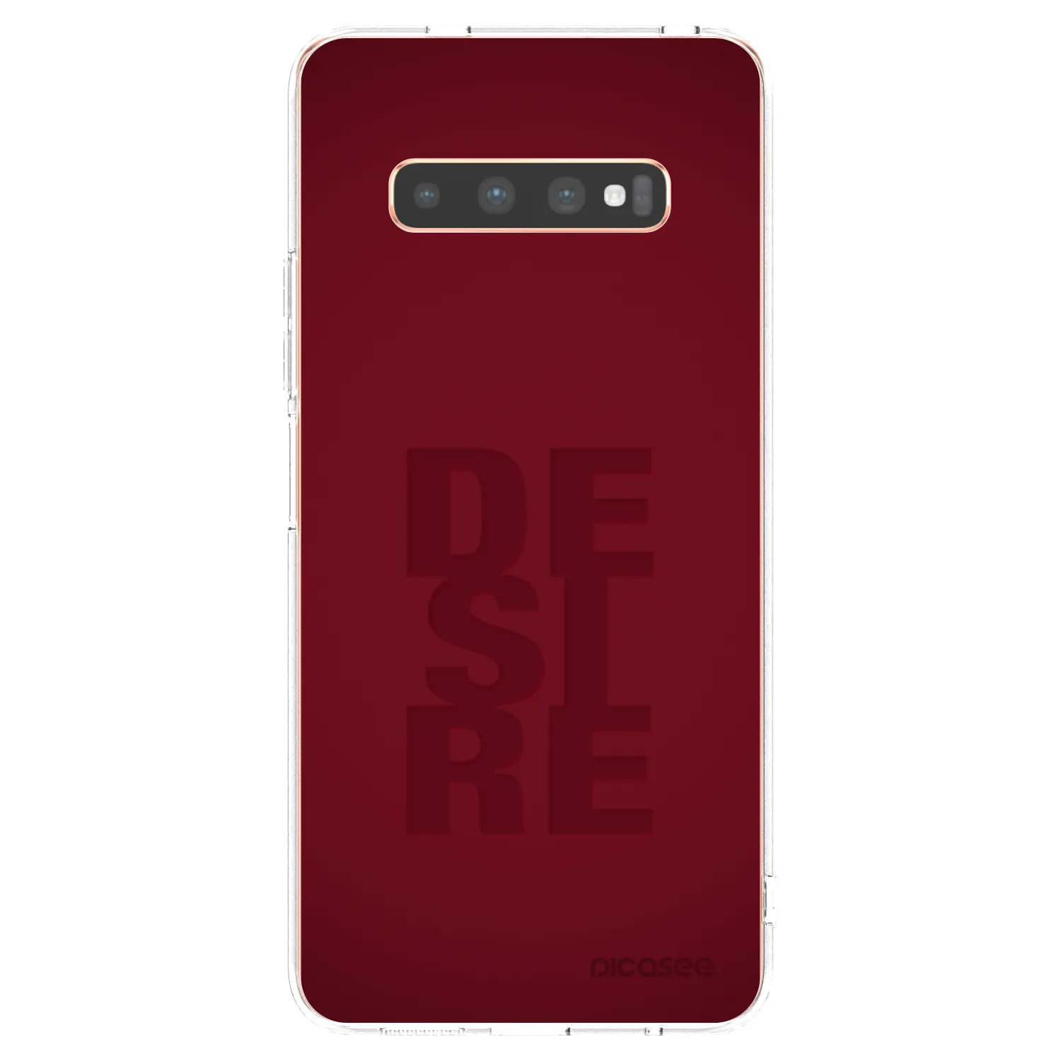 Picasee silikonski prozorni ovitek za Samsung Galaxy S10 Plus G975 - Desire