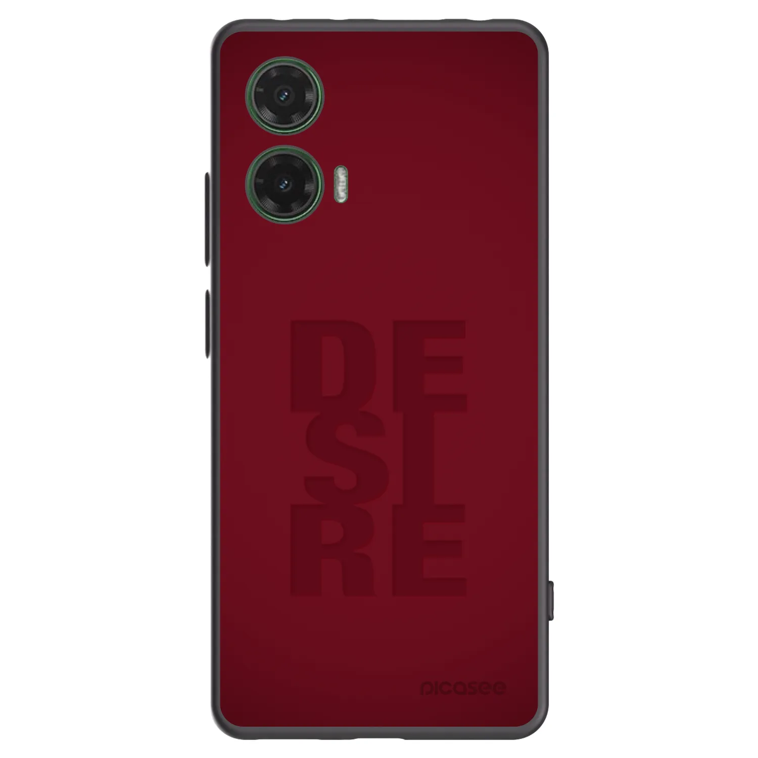 Picasee silikonski črni ovitek za Motorola Moto G35 5G - Desire