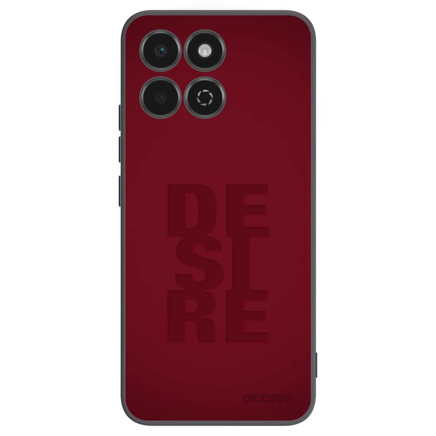 Picasee silikonski črni ovitek za Honor 200 Smart 5G - Desire
