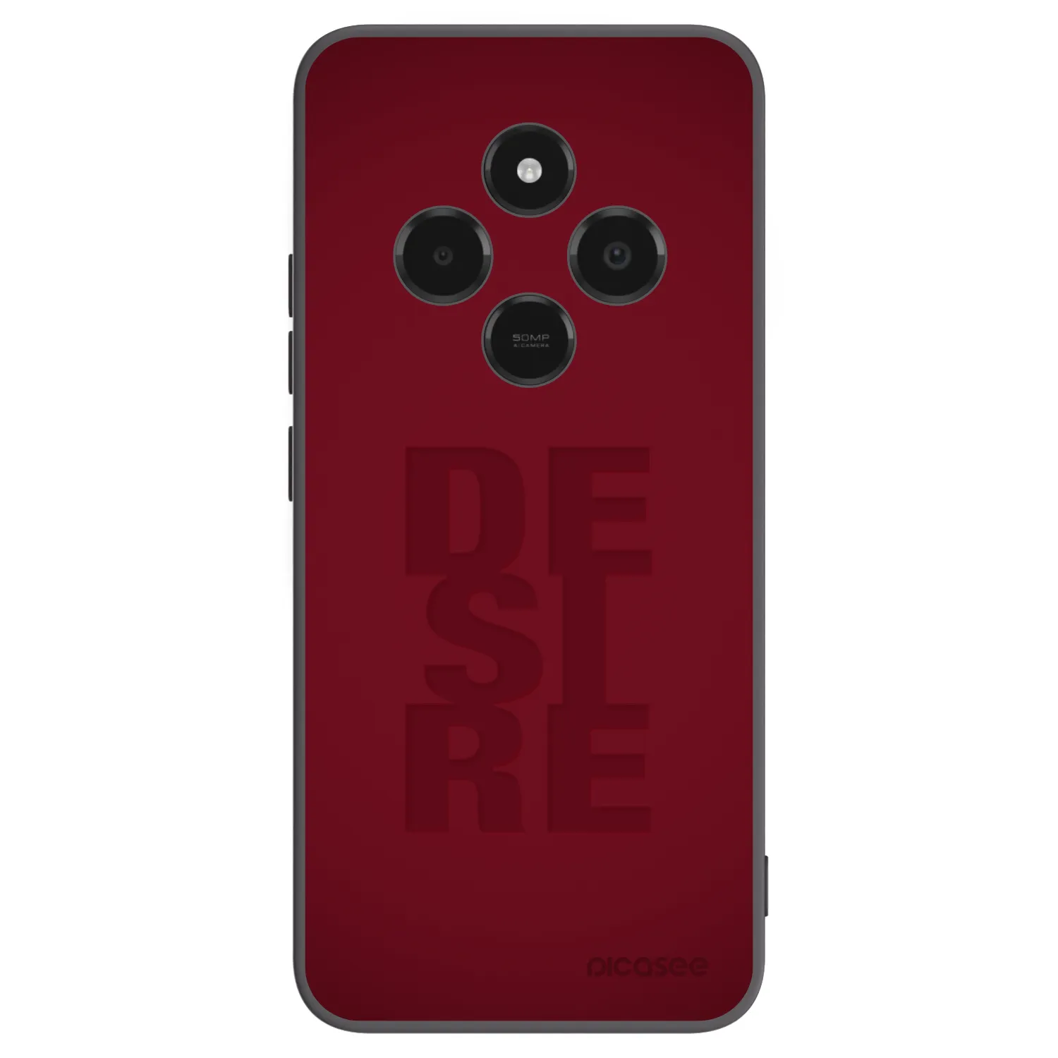 Picasee silikonski črni ovitek za Xiaomi Poco C75 - Desire