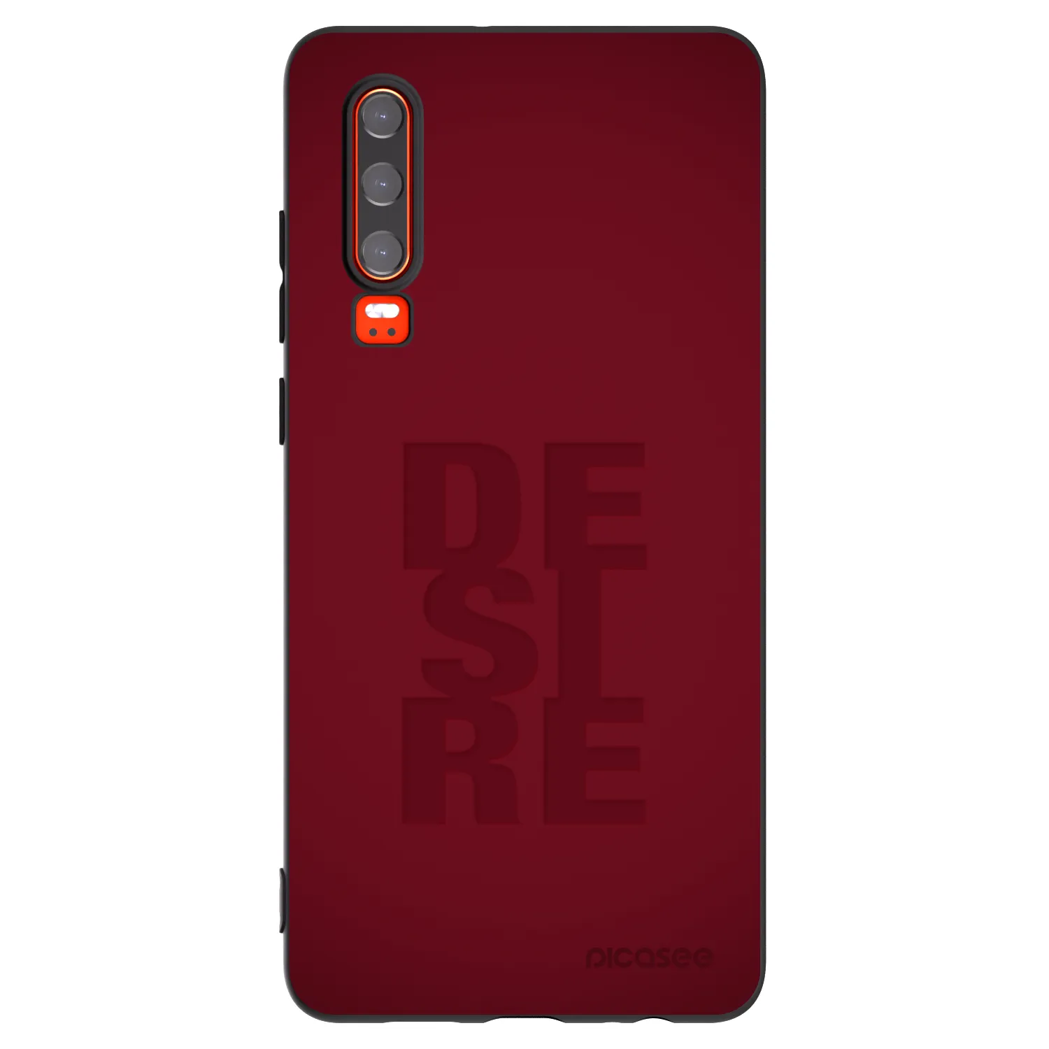 Picasee silikonski črni ovitek za Huawei P30 - Desire