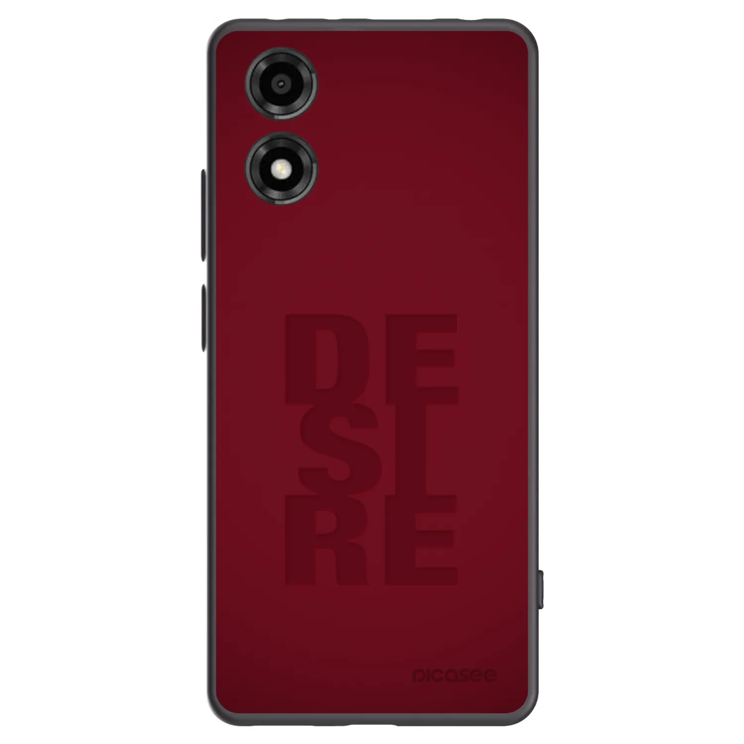 Picasee silikonski črni ovitek za Motorola Moto E14 - Desire