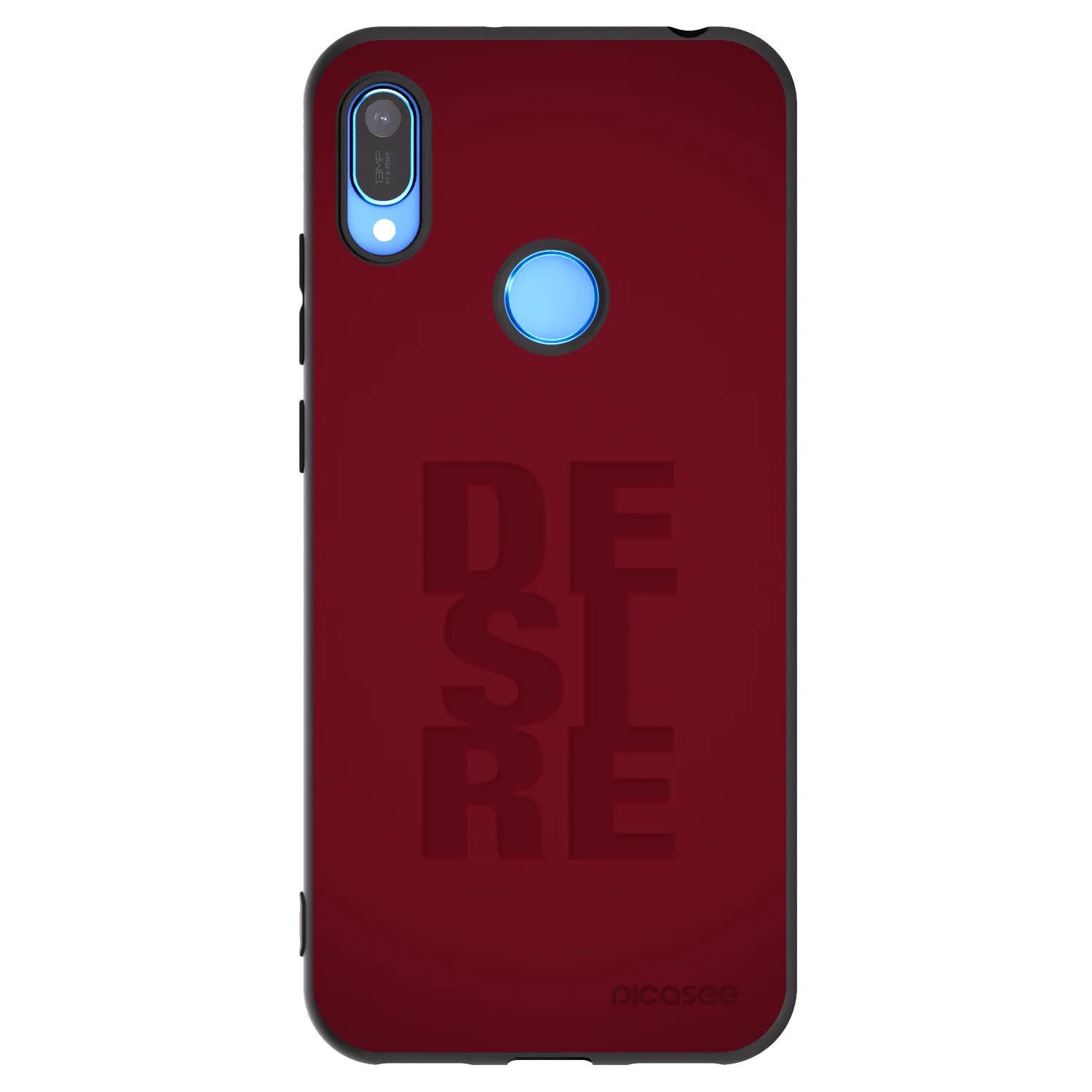 Picasee silikonski črni ovitek za Huawei Y6 2019 - Desire