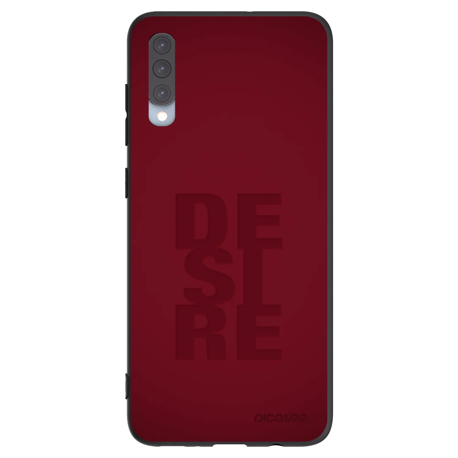 Picasee silikonski črni ovitek za Samsung Galaxy A70 A705F - Desire